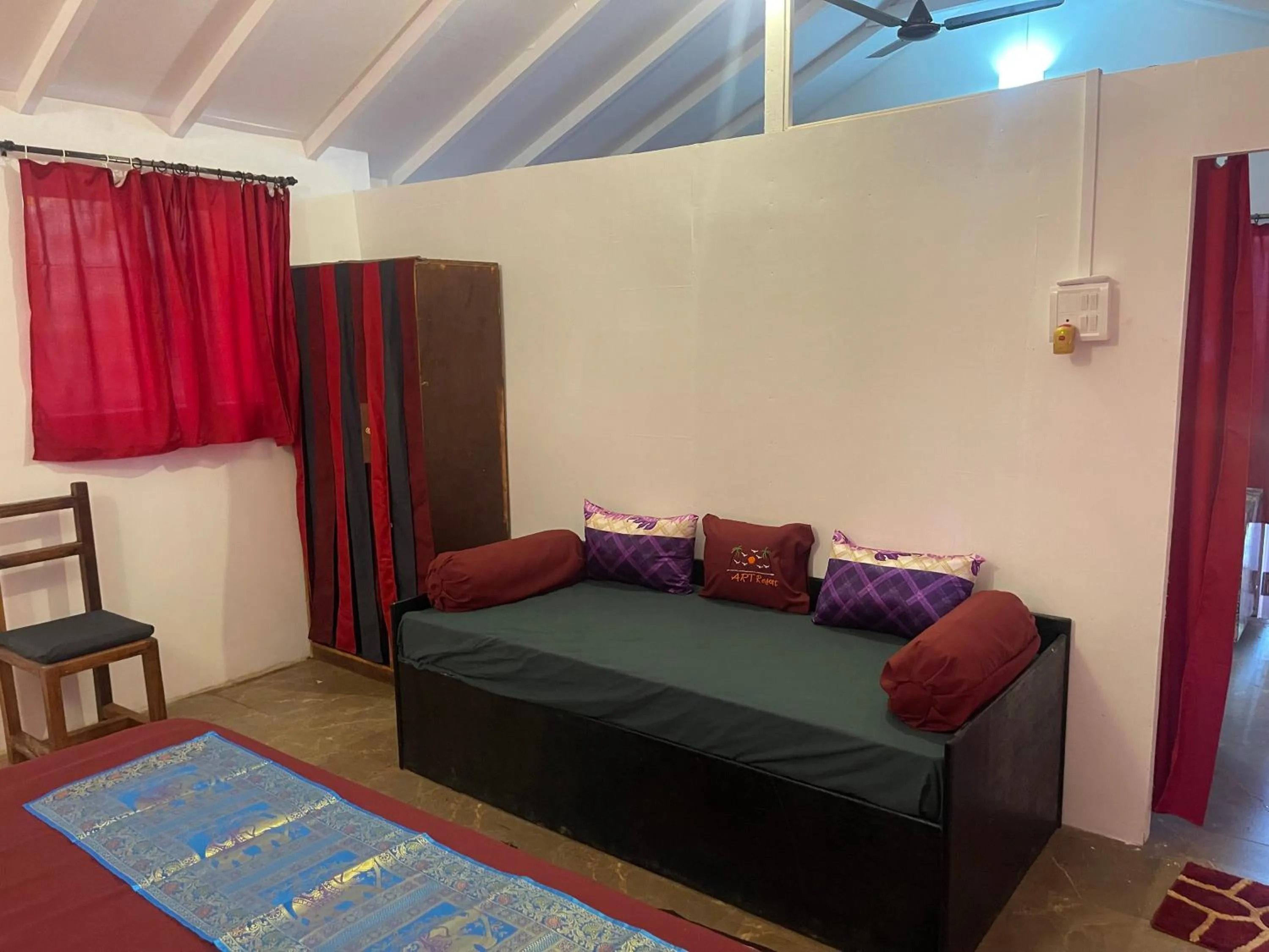 Bed in Art Resort Goa