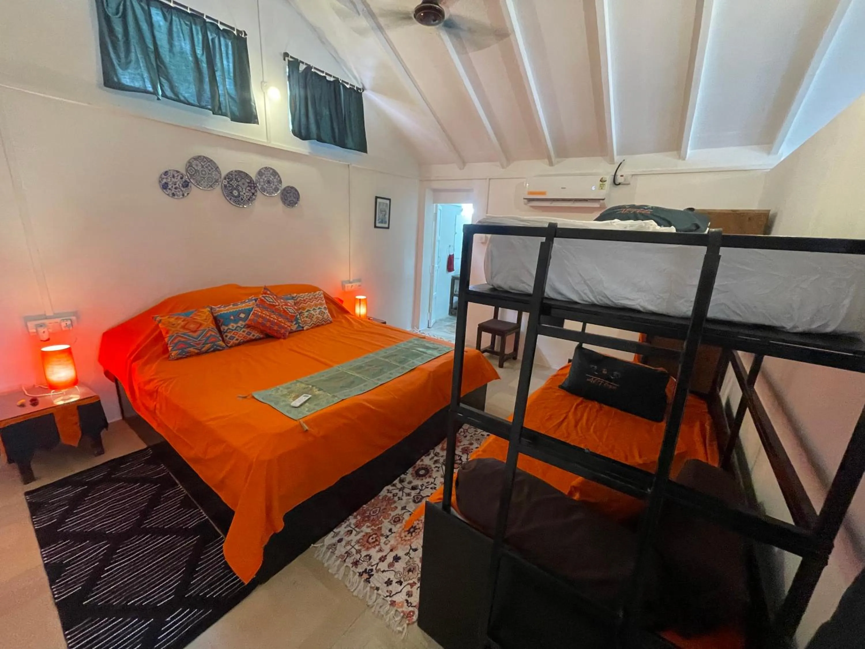 Bed in Art Resort Goa