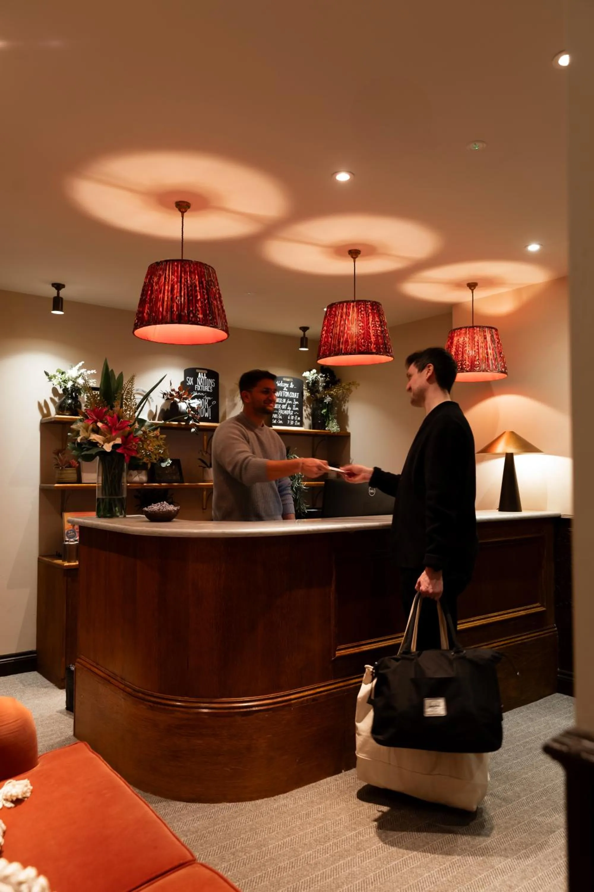 Lobby or reception in The Drayton Court Hotel