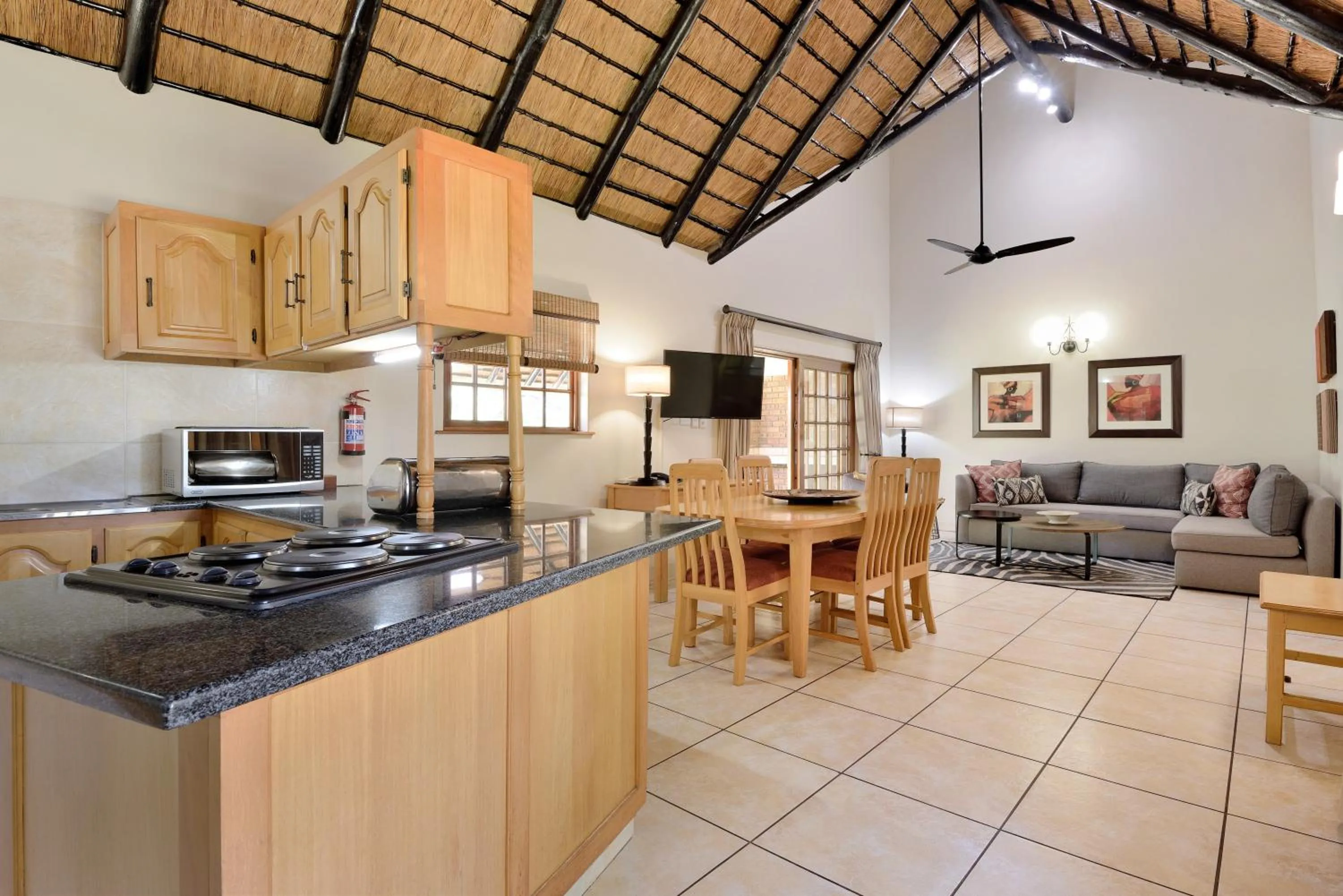 Dining area in Kruger Park Lodge