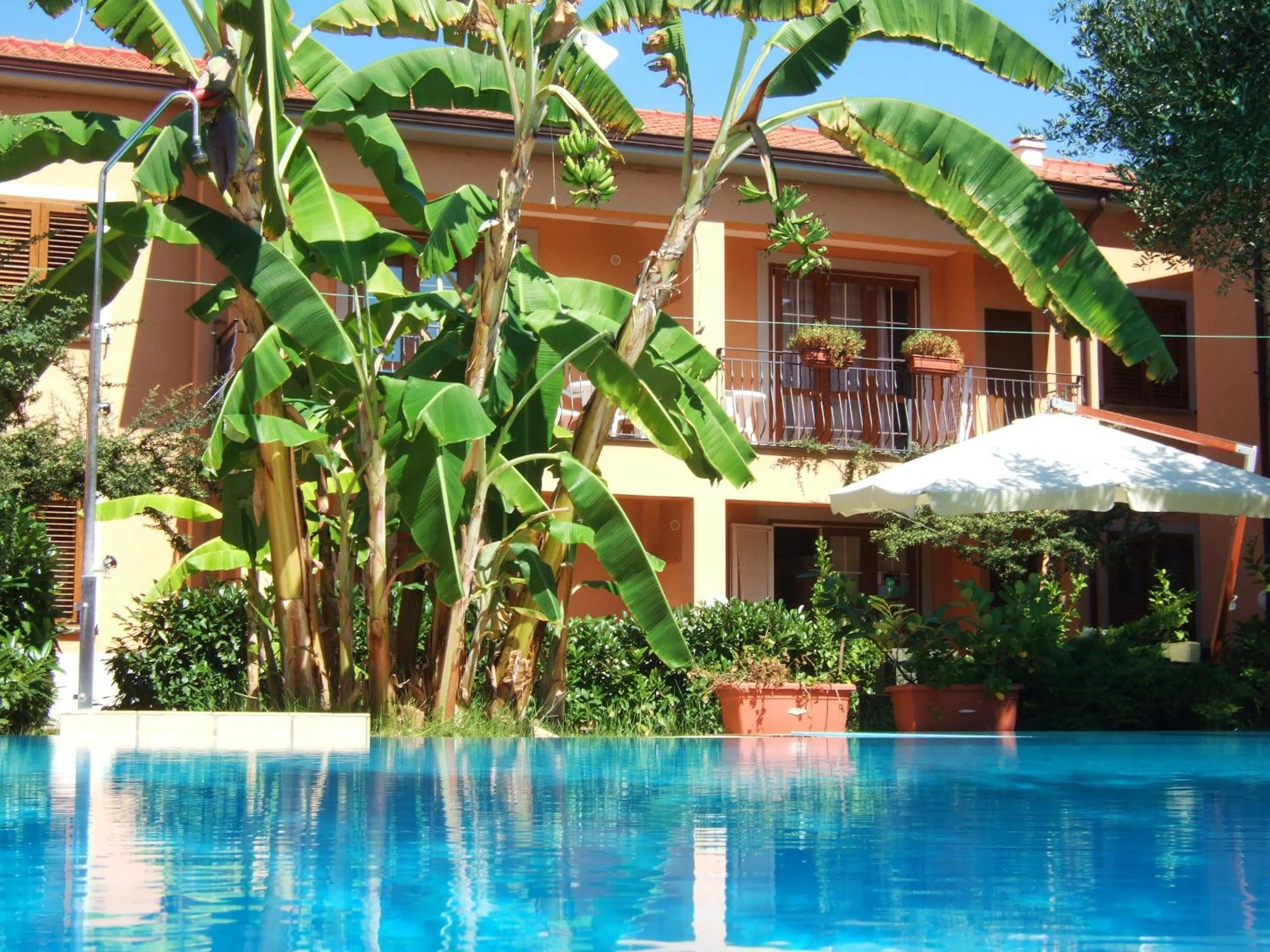 Garden view in Residence Villa Andrea