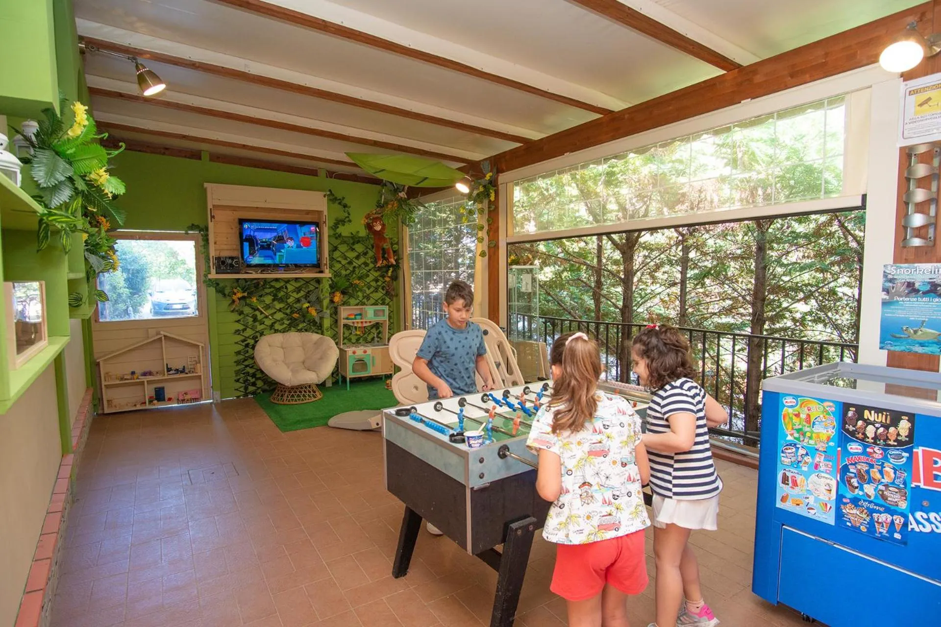 Children play ground in Residence Villa Andrea