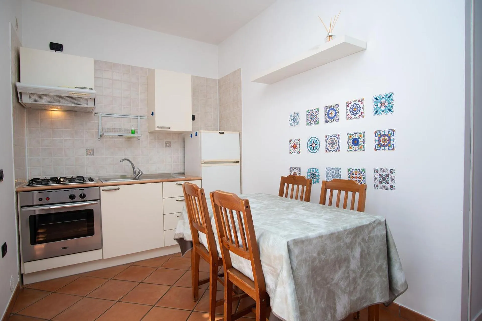 Kitchen or kitchenette in Residence Villa Andrea