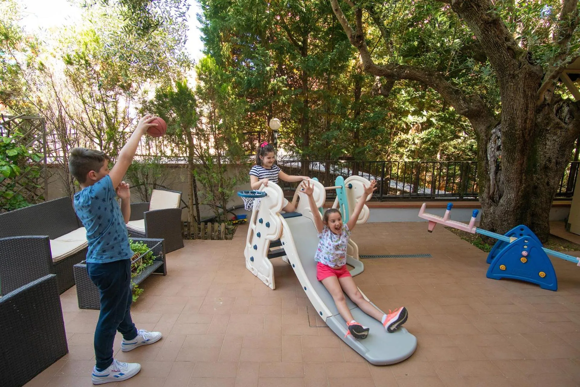 Children play ground in Residence Villa Andrea