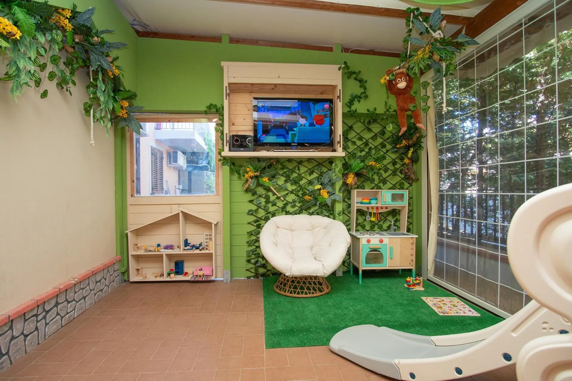 Children play ground in Residence Villa Andrea