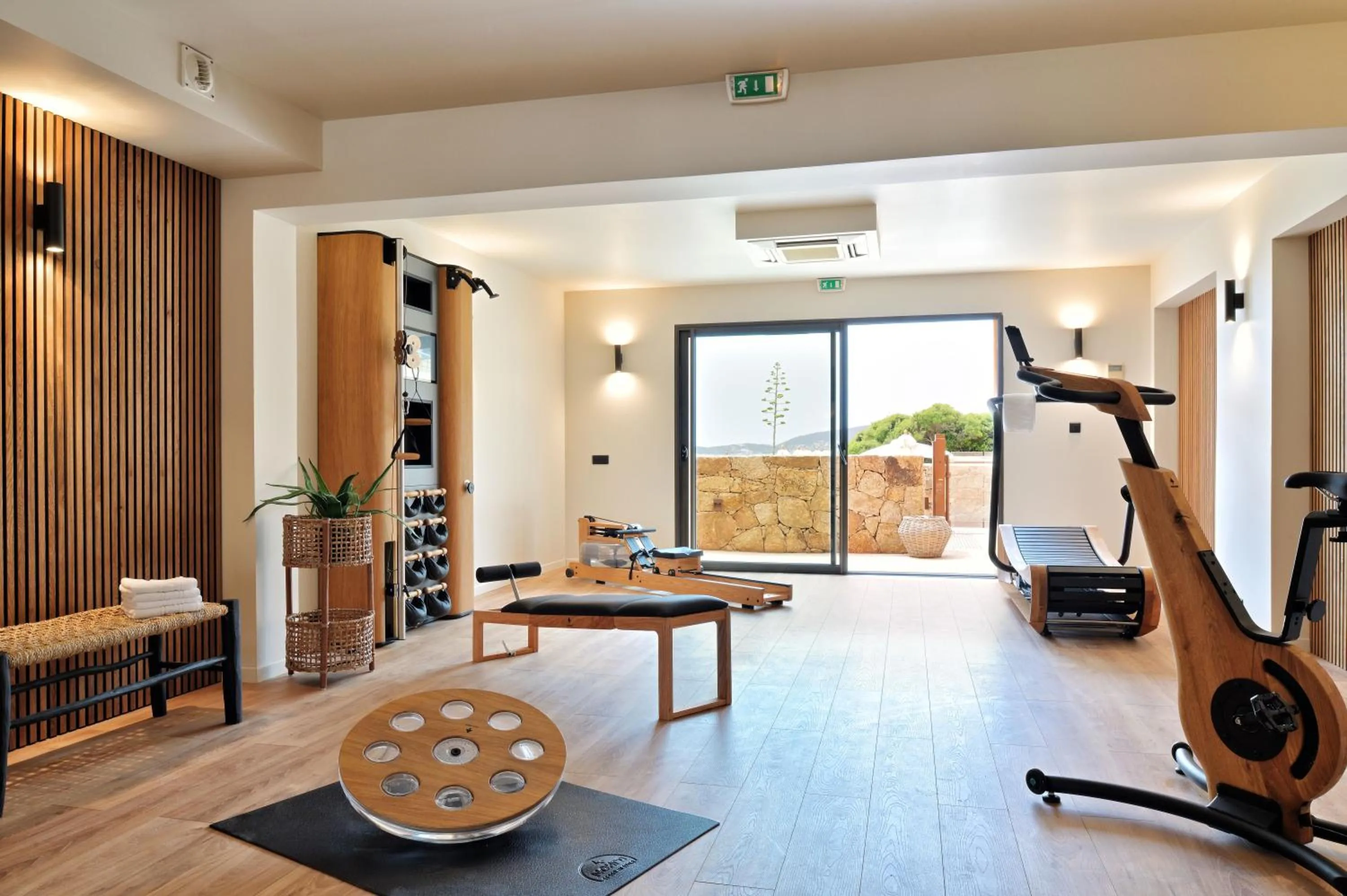 Fitness centre/facilities in Hôtel Abbartello