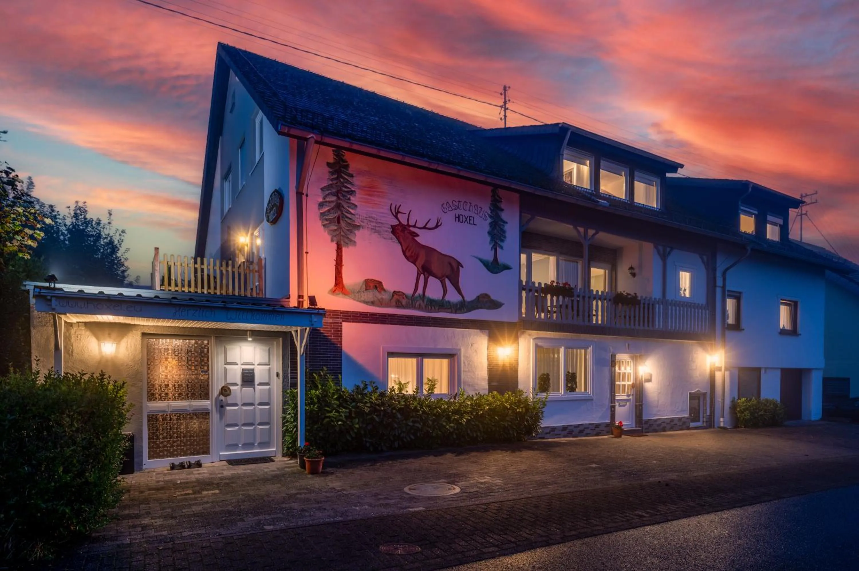 Property building in Gästehaus Hoxel