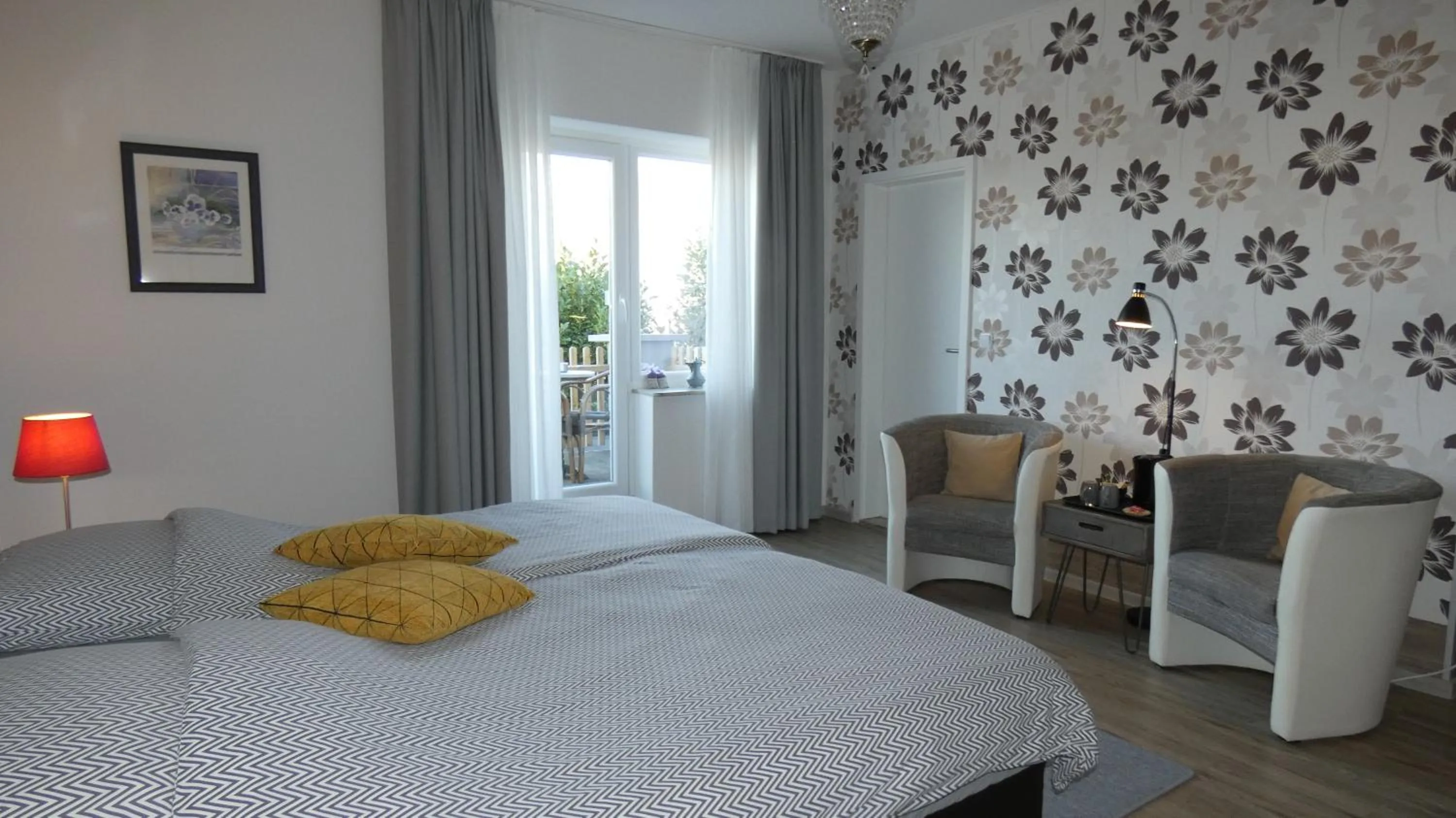 Bedroom, Bed in Gästehaus Hoxel