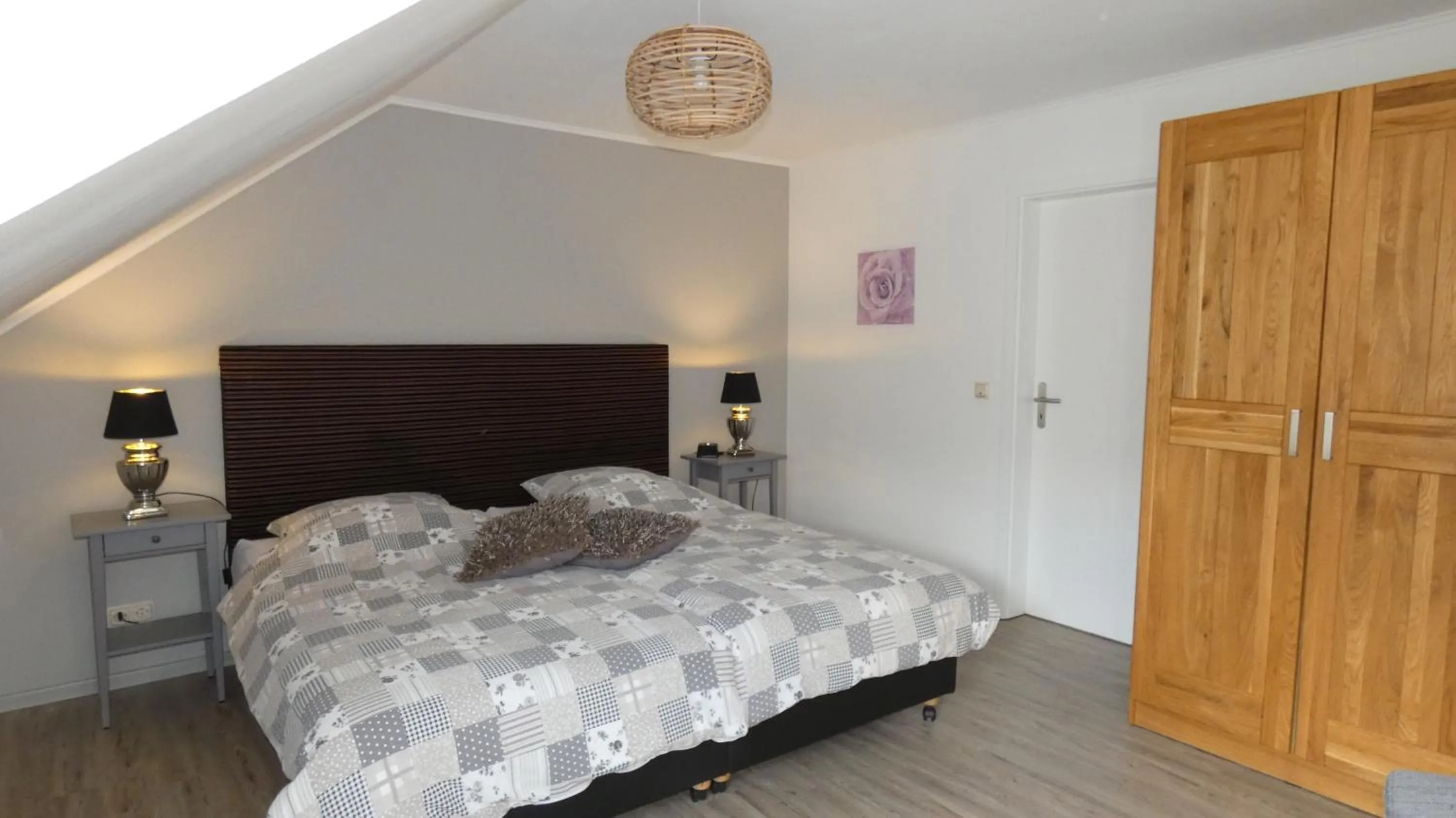 Bedroom, Bed in Gästehaus Hoxel