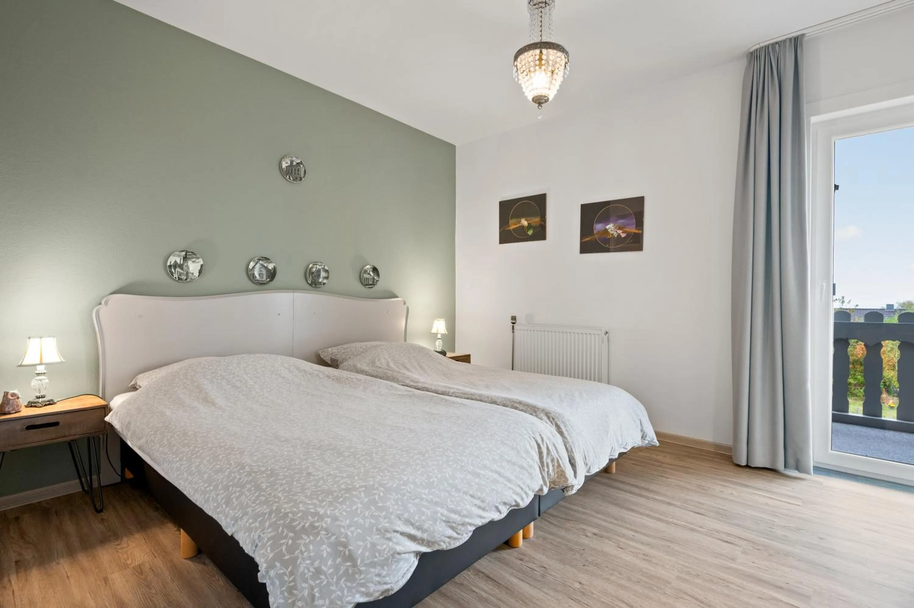 Bedroom, Bed in Gästehaus Hoxel