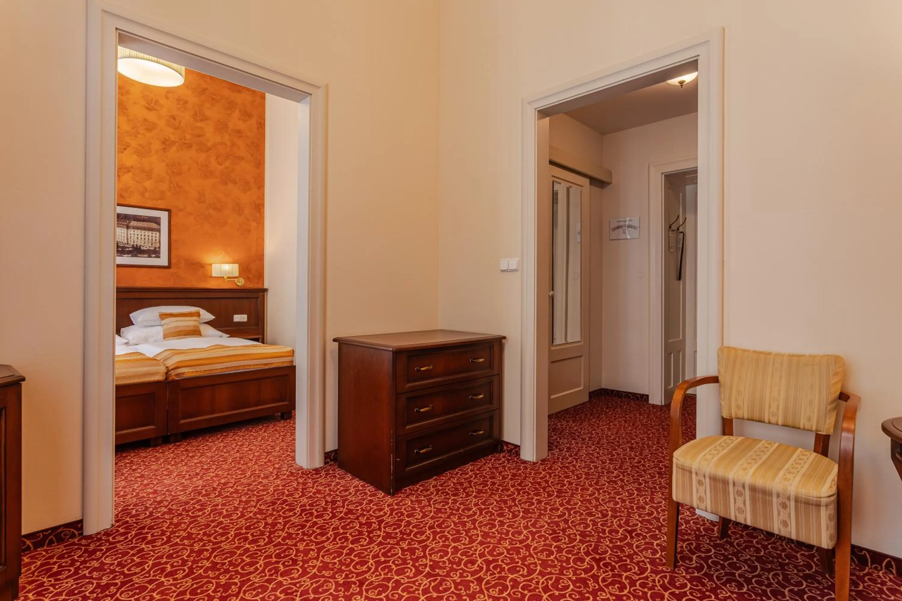 Bed in Hotel Radium Palace