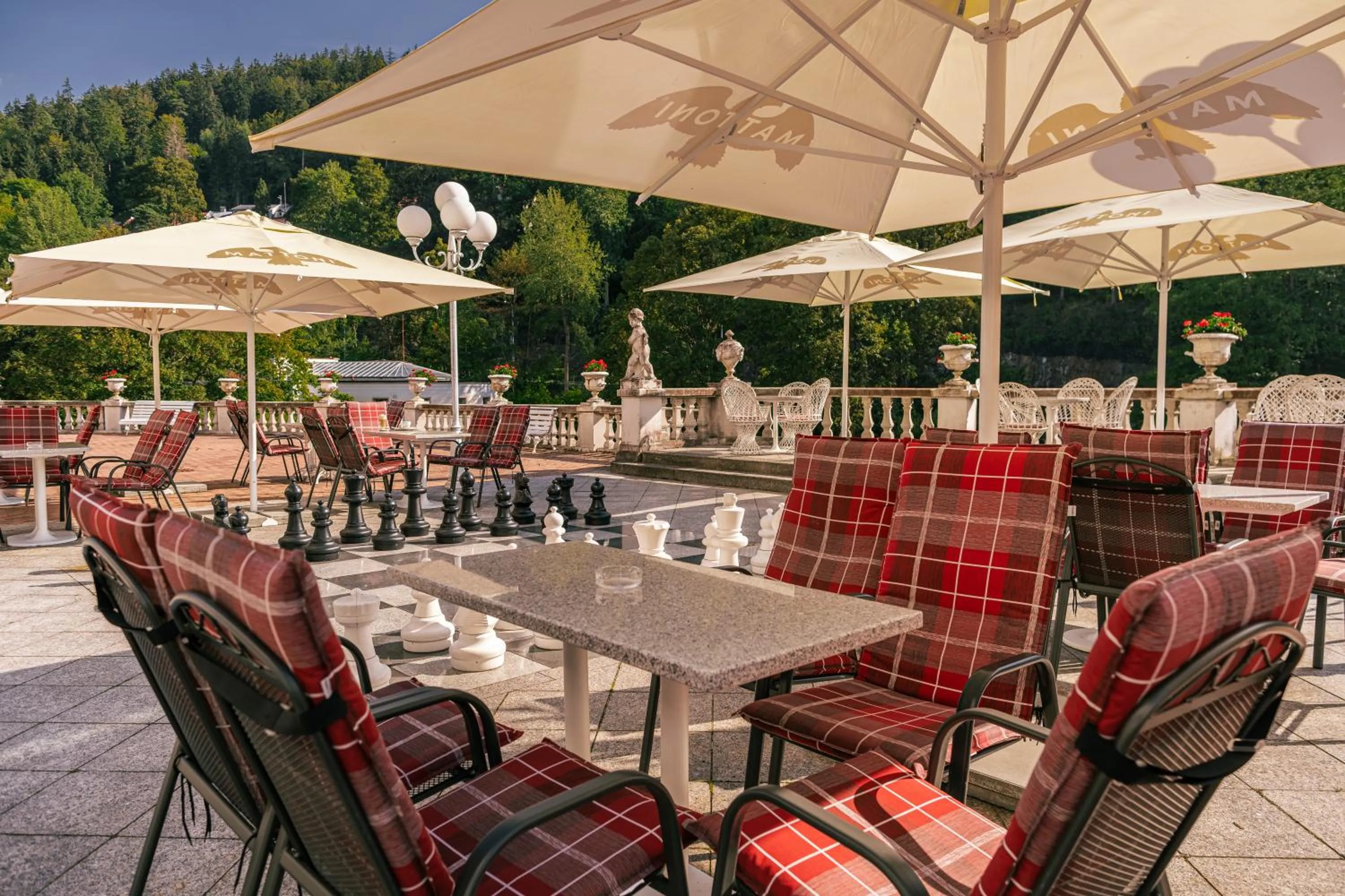 Patio in Hotel Radium Palace