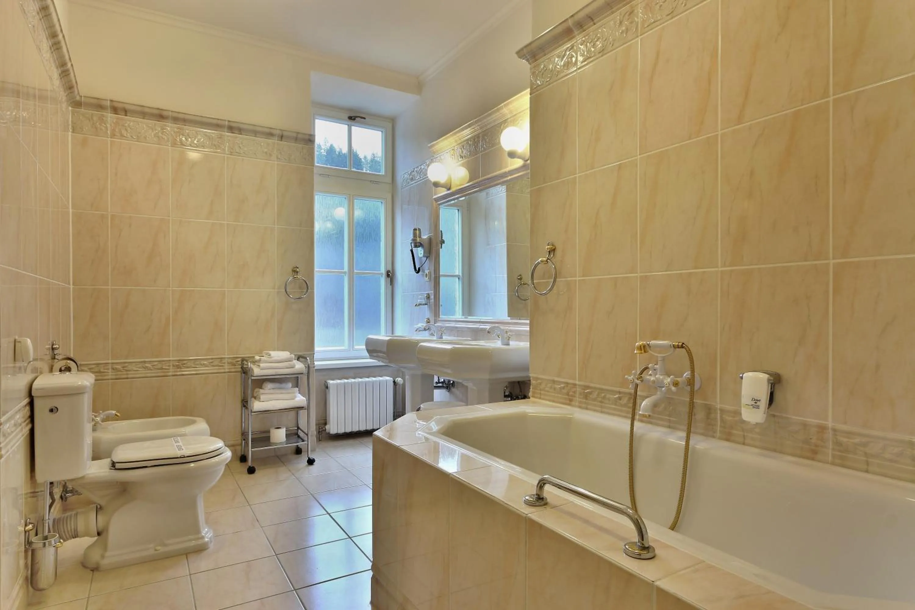 Toilet in Hotel Radium Palace