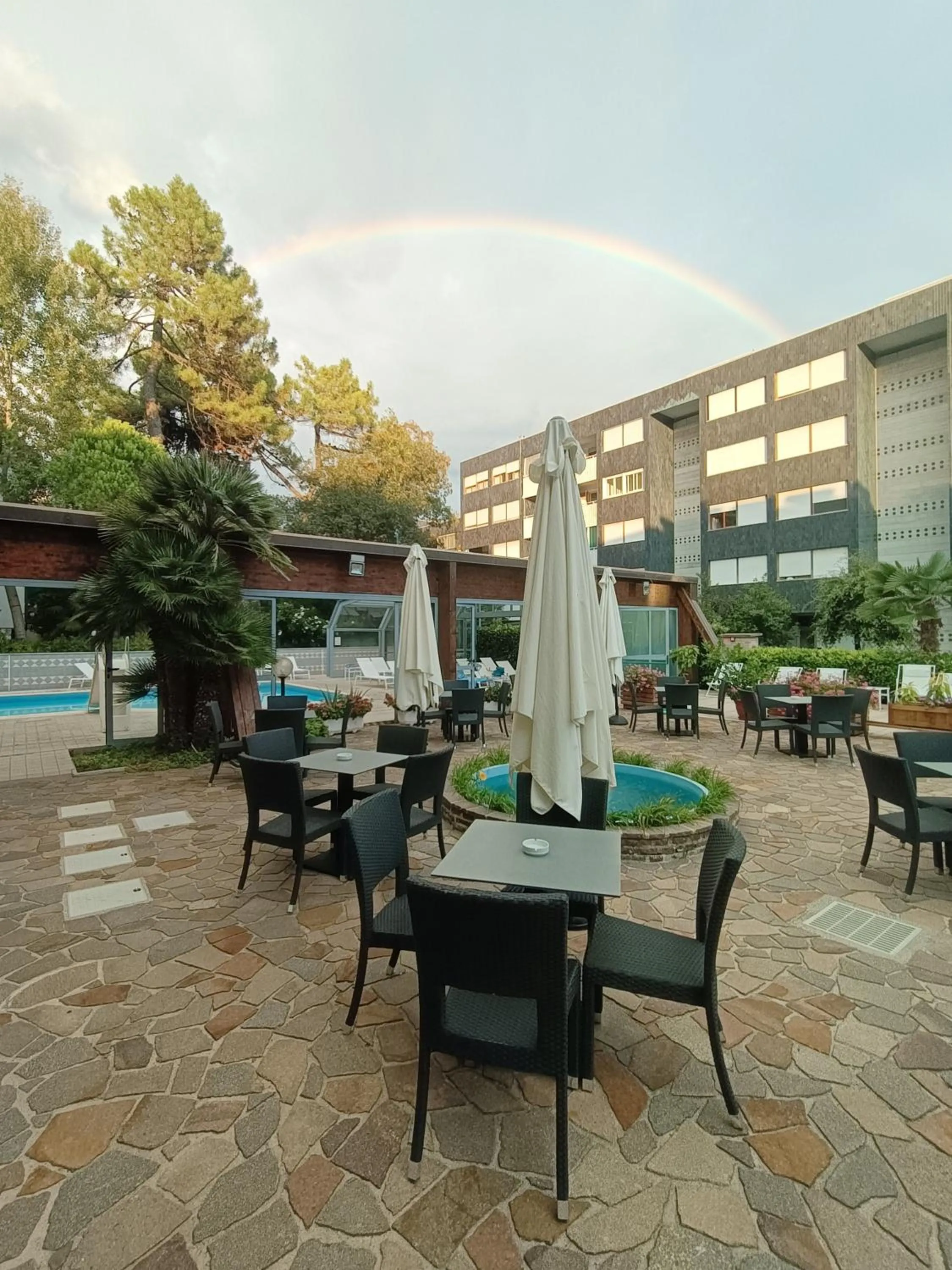 Swimming pool in Hotel Ai Pini