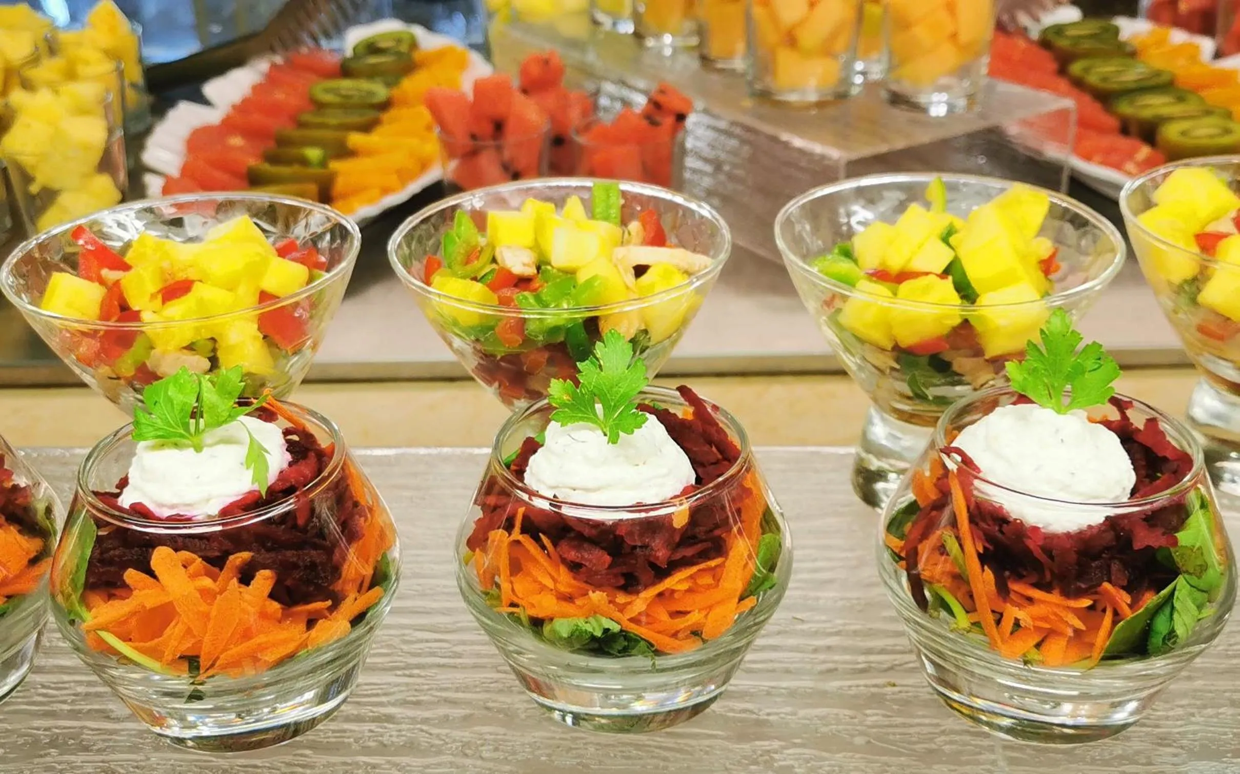 Food close-up in Barcelo Royal Beach - All Inclusive