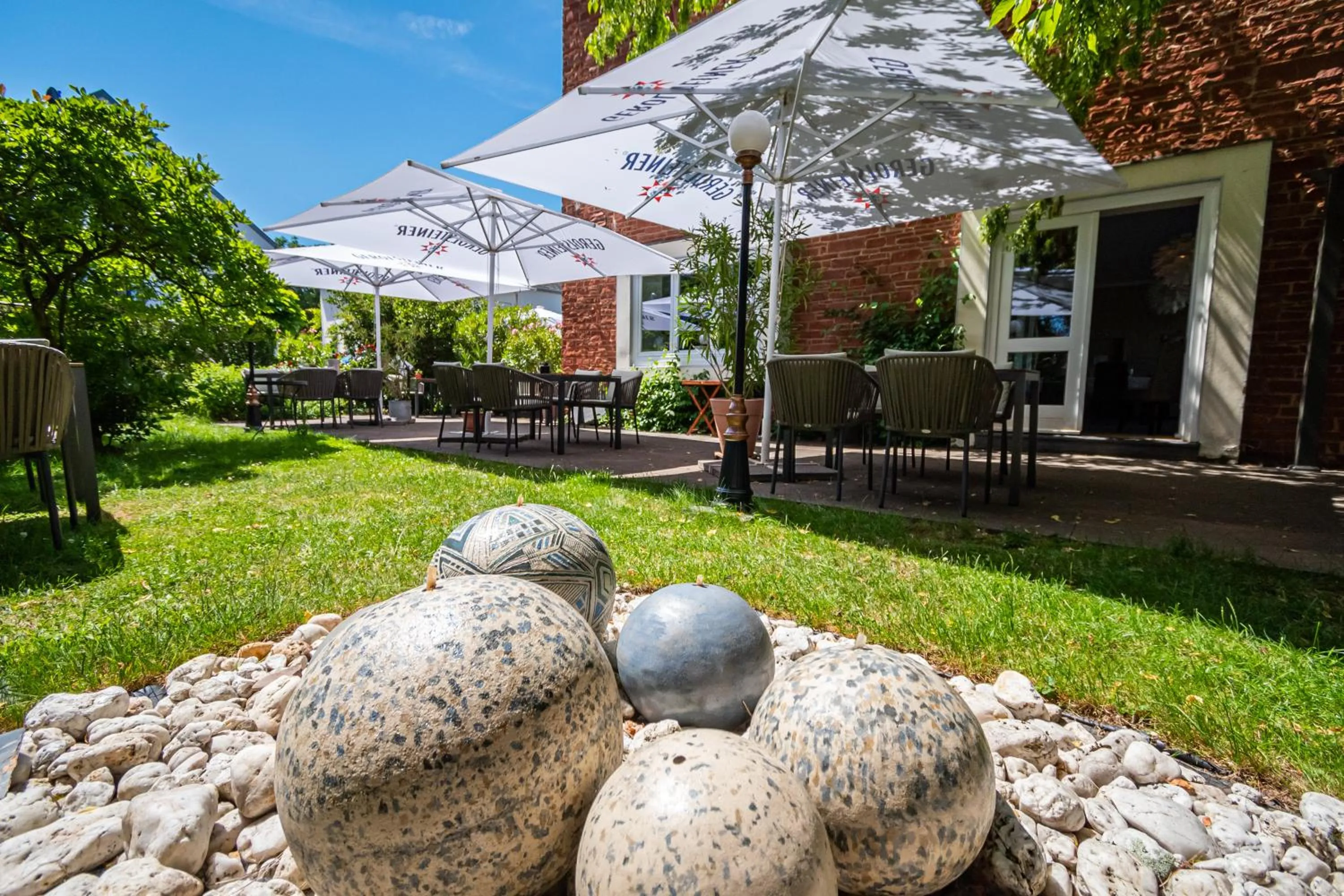 Garden in Weinhotel Ayler Kupp