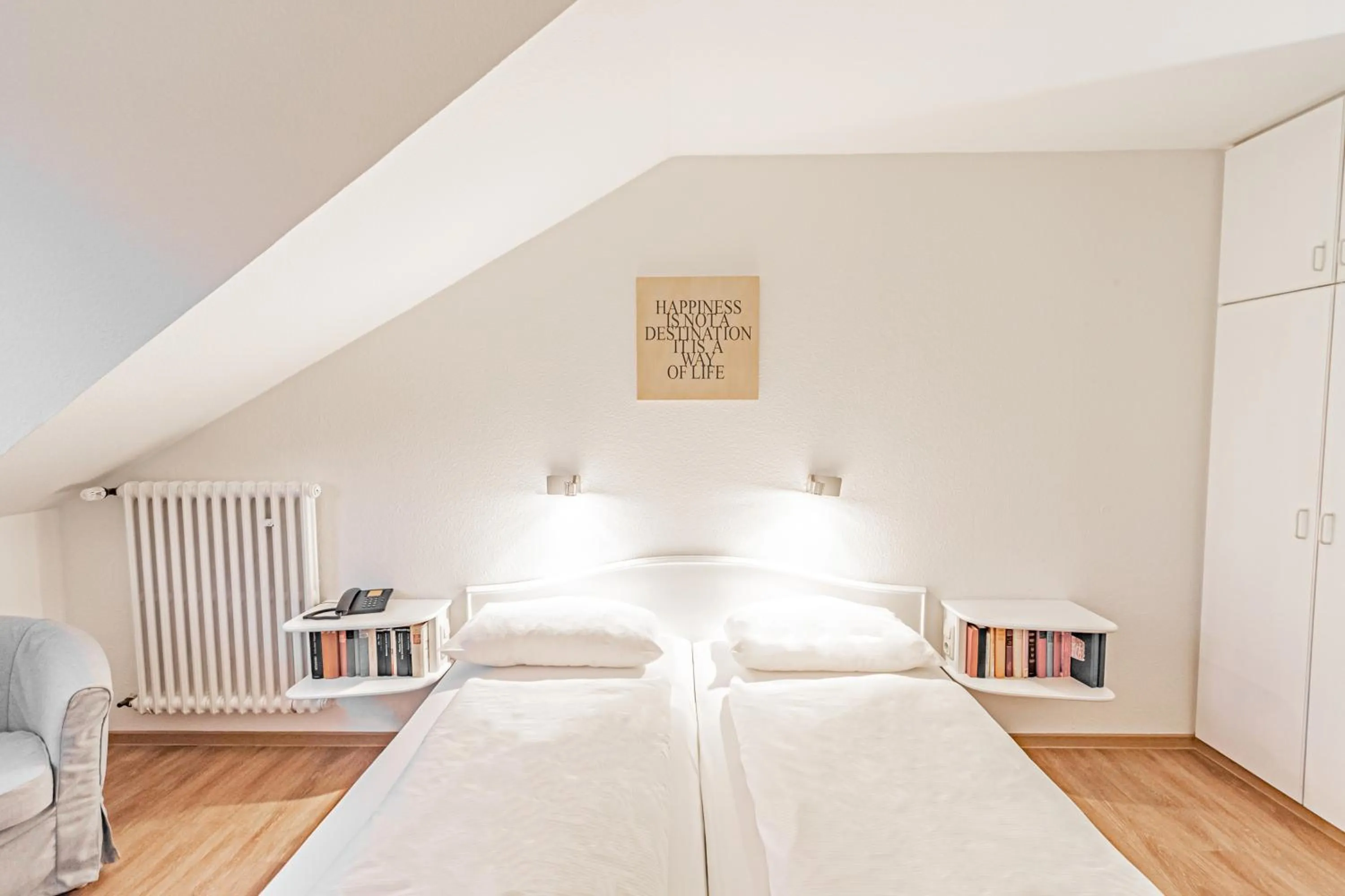 Bed in Weinhotel Ayler Kupp