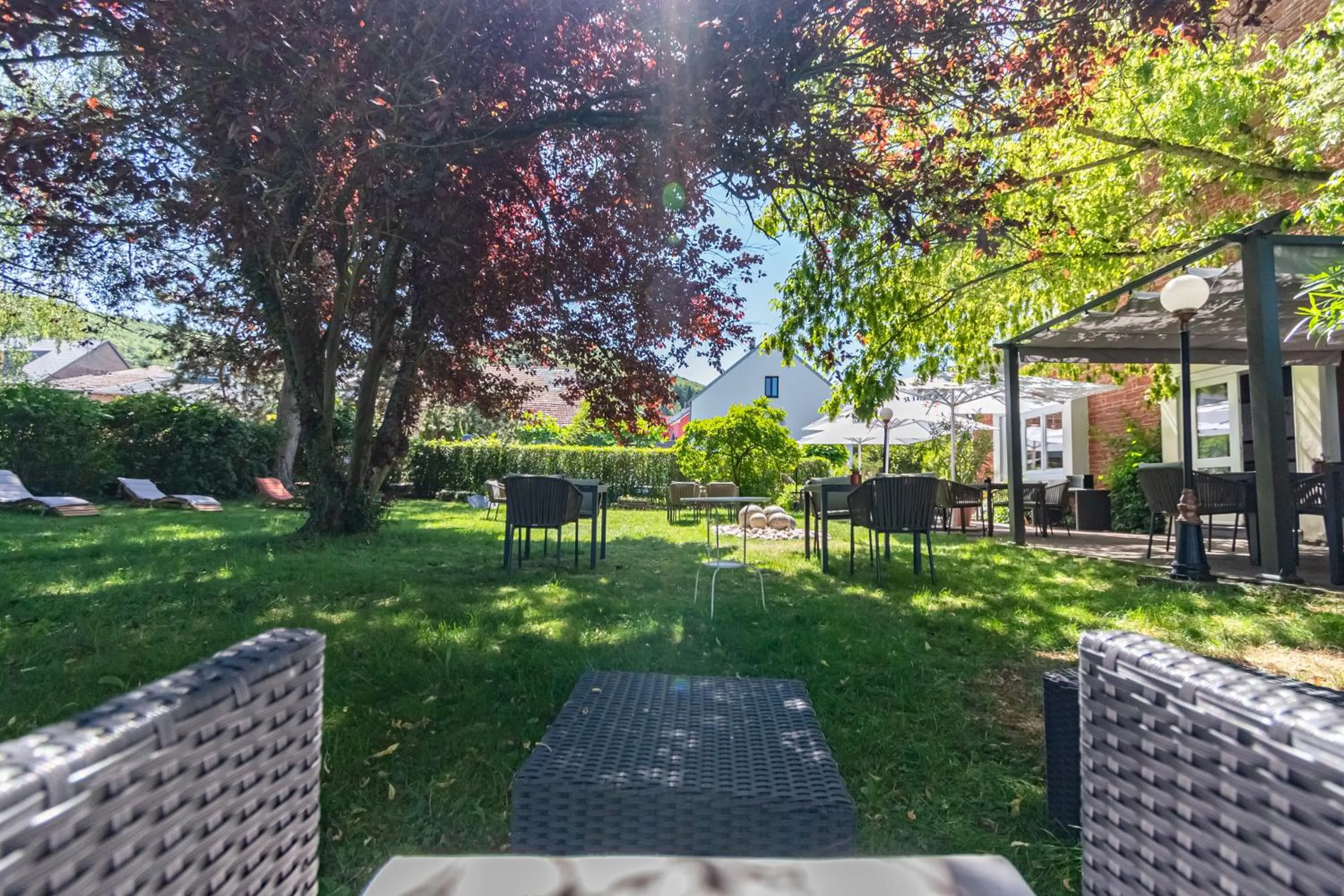 Garden in Weinhotel Ayler Kupp