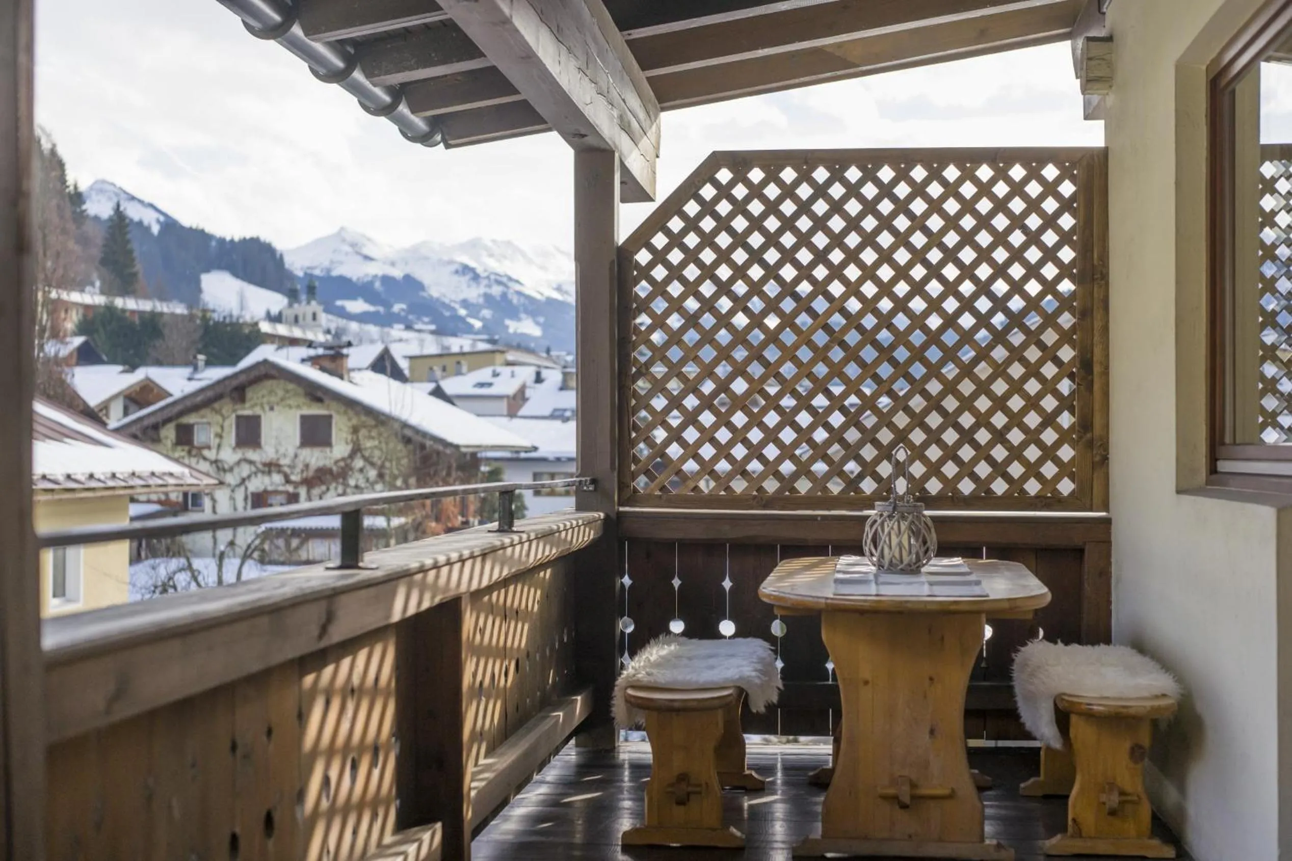 Balcony/Terrace in Ferienwohnung Hauser