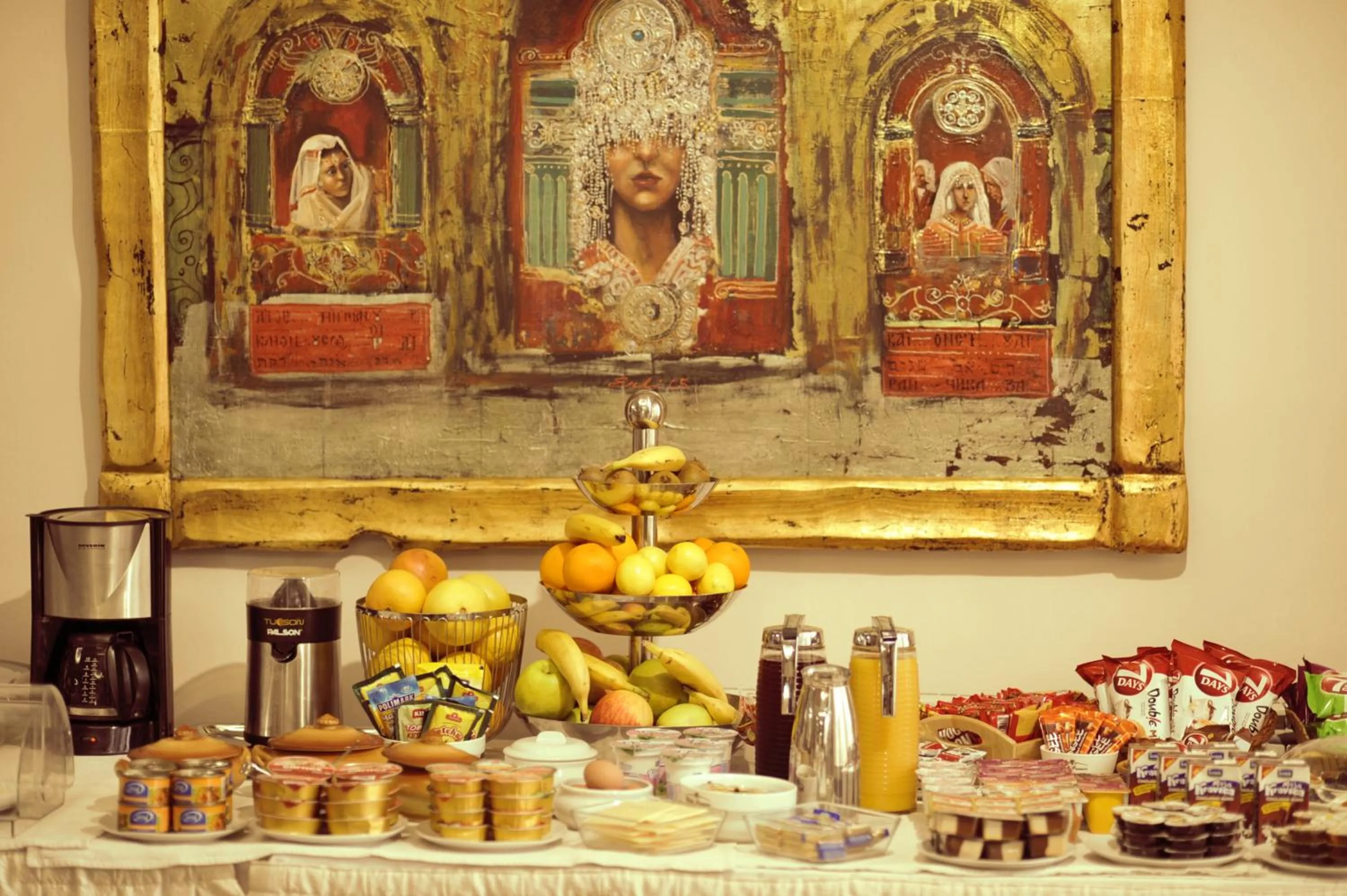 Buffet breakfast in Premier Hotel