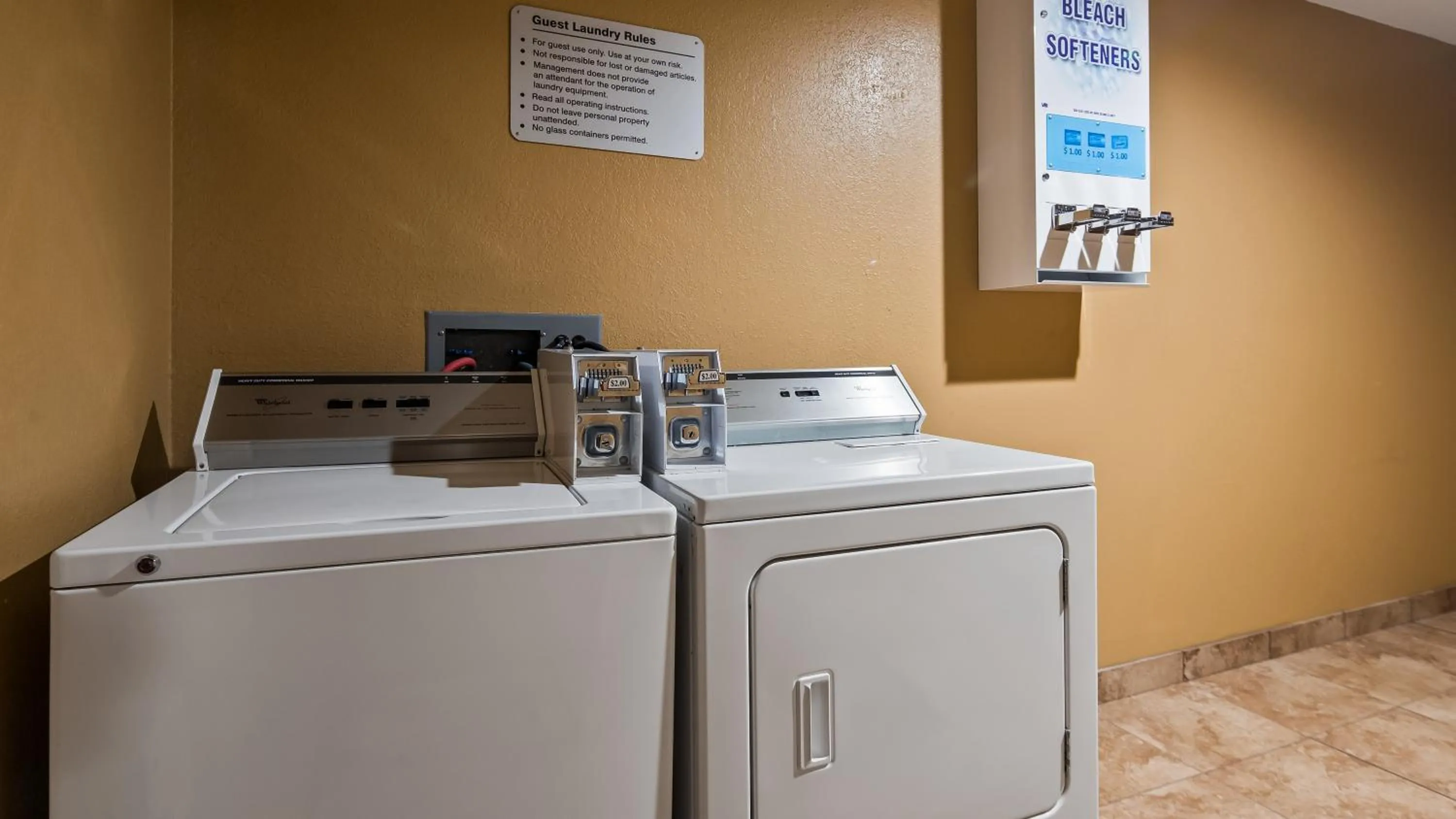 laundry in Best Western Paducah Inn