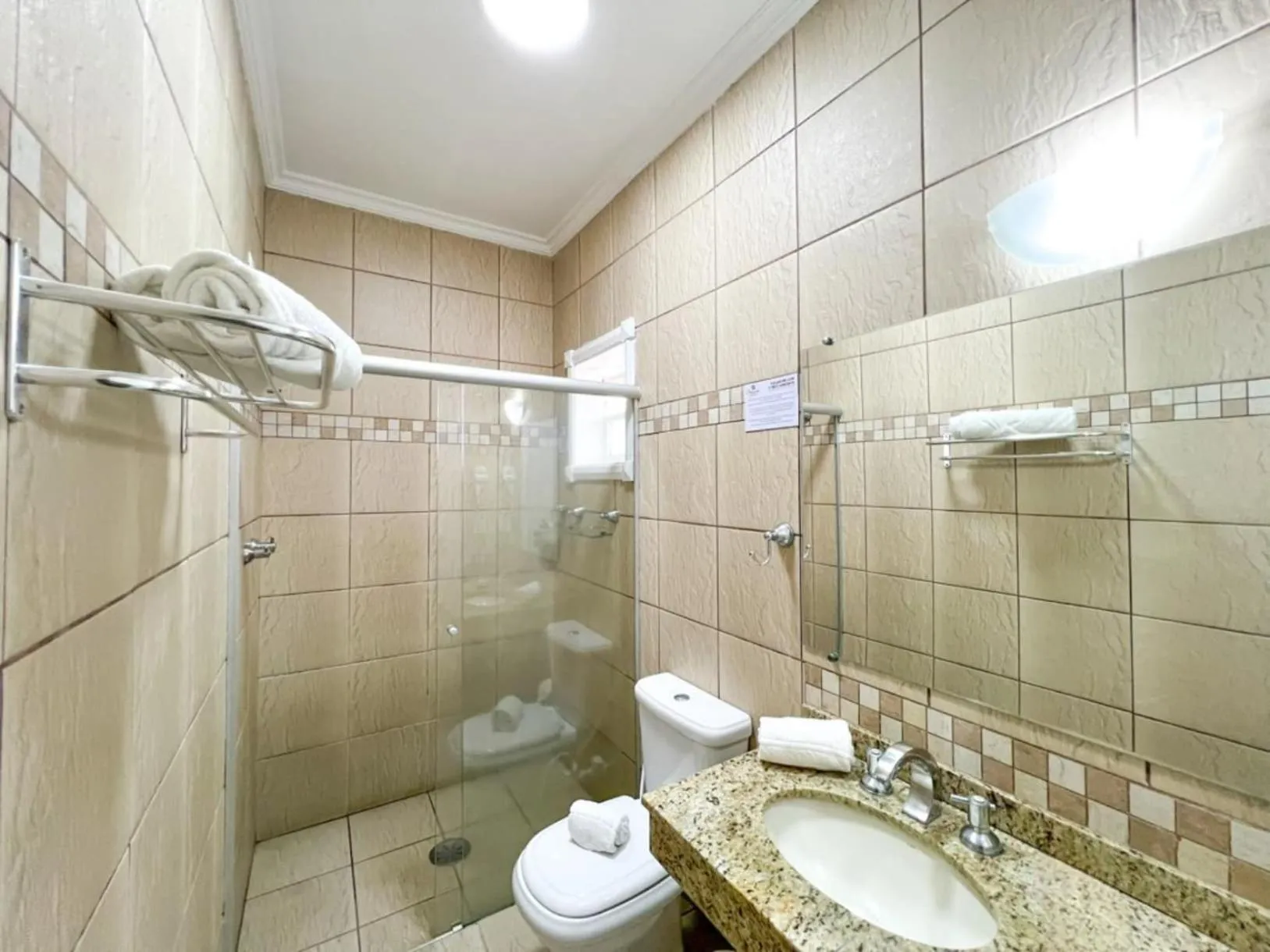 Bathroom in Pousada Nacional Inn Campos do Jordão