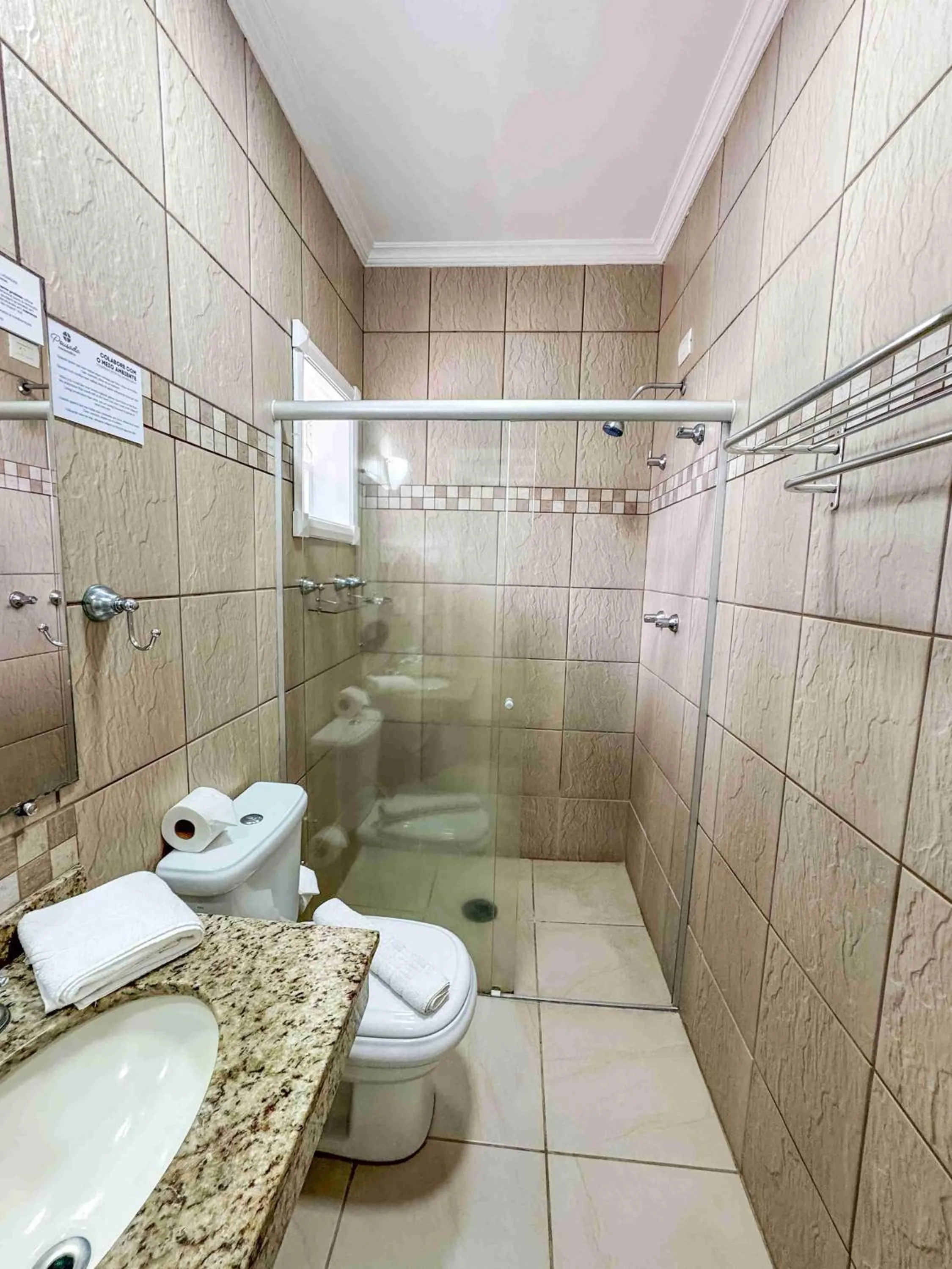 Bathroom in Pousada Nacional Inn Campos do Jordão