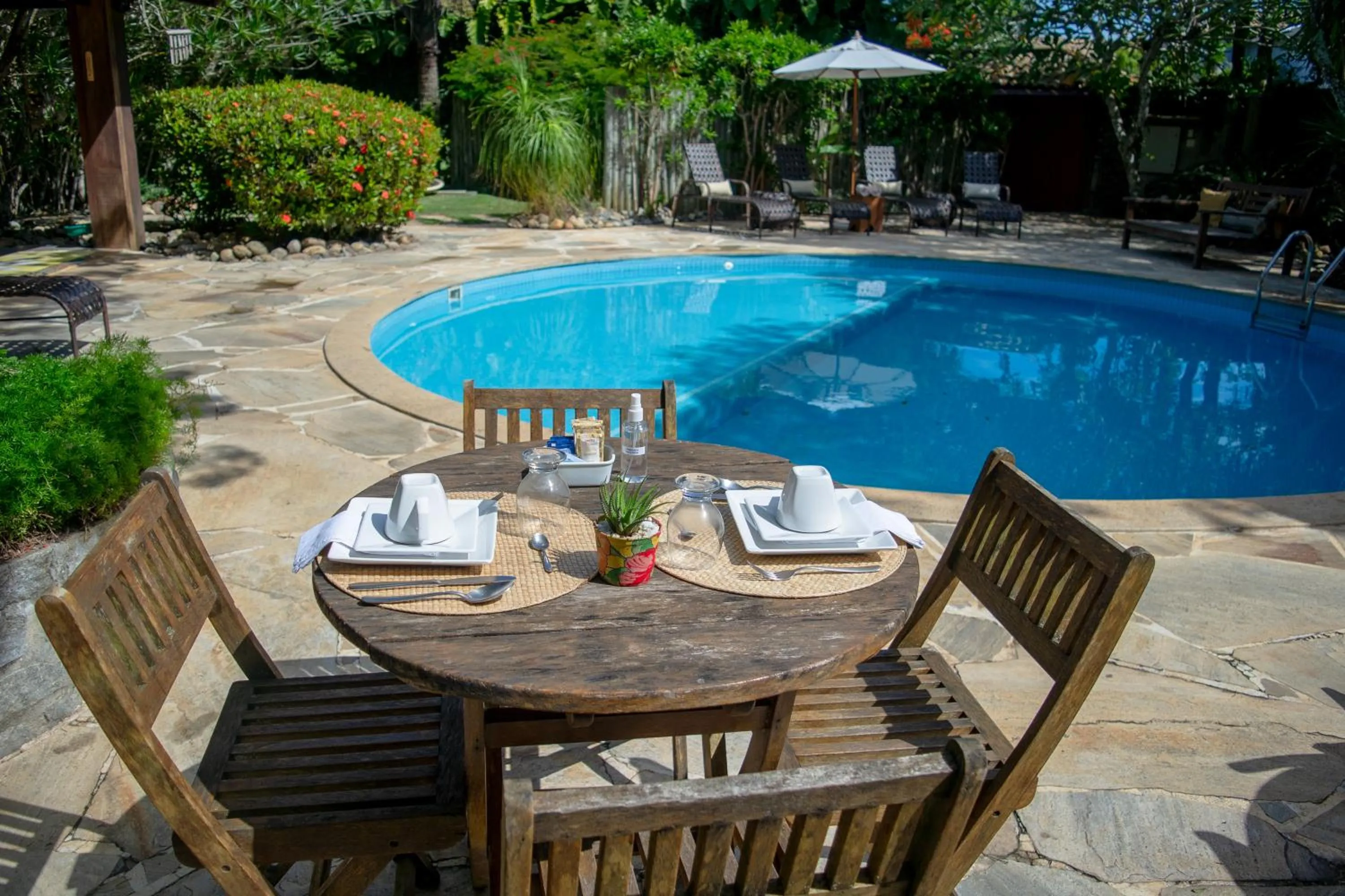 Swimming pool in Pousada da Cyssa