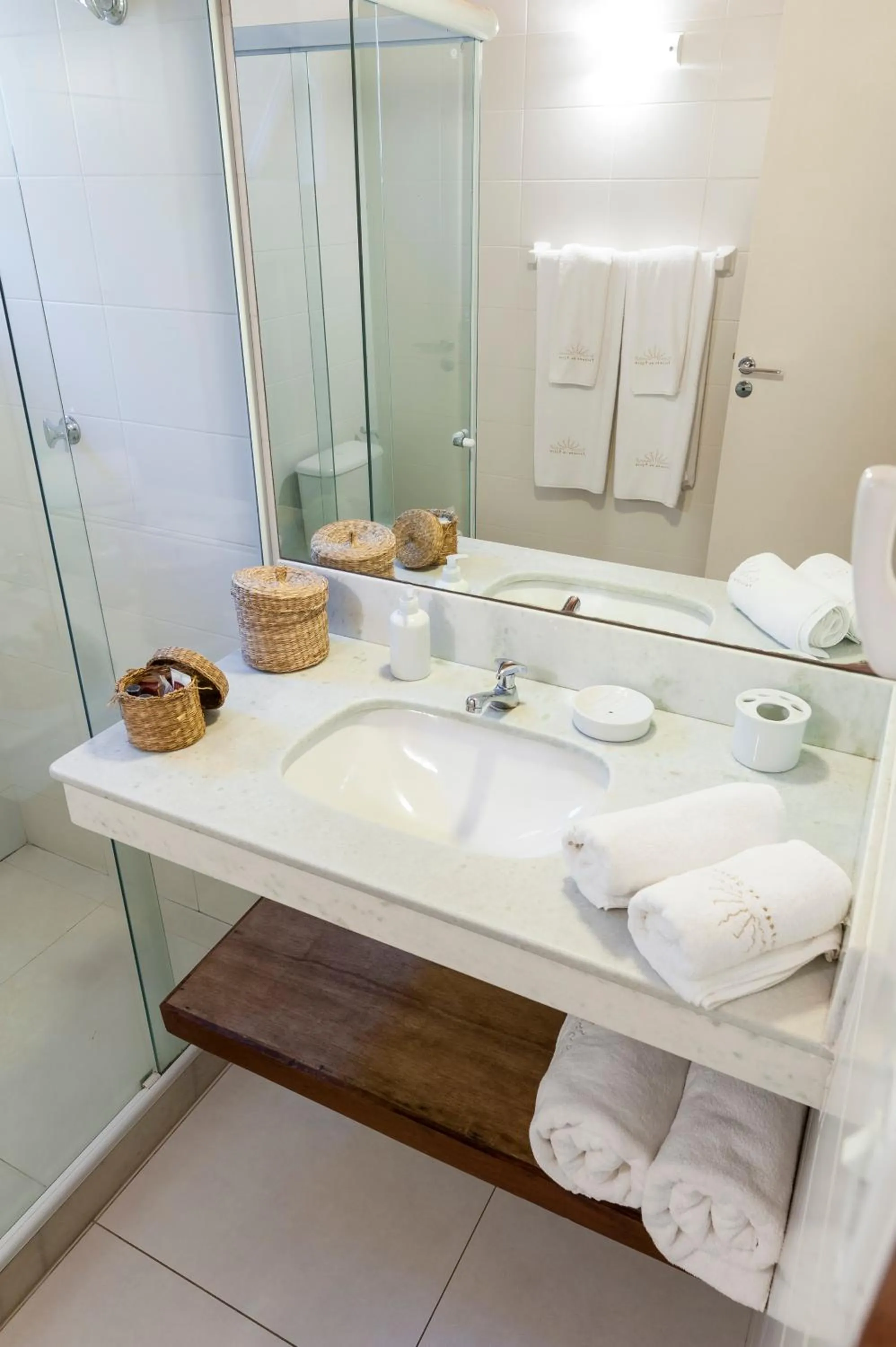 Bathroom in Pousada da Cyssa