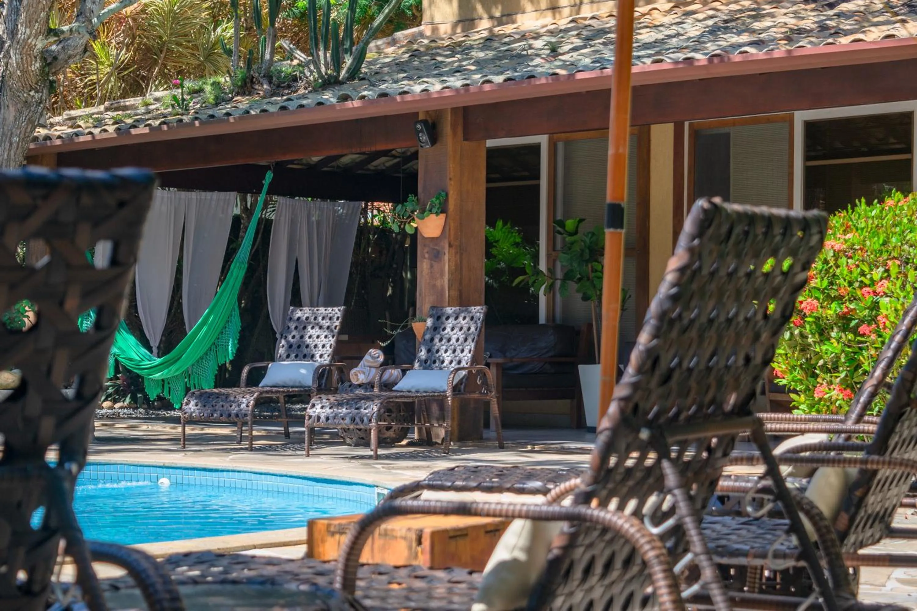 Patio in Pousada da Cyssa