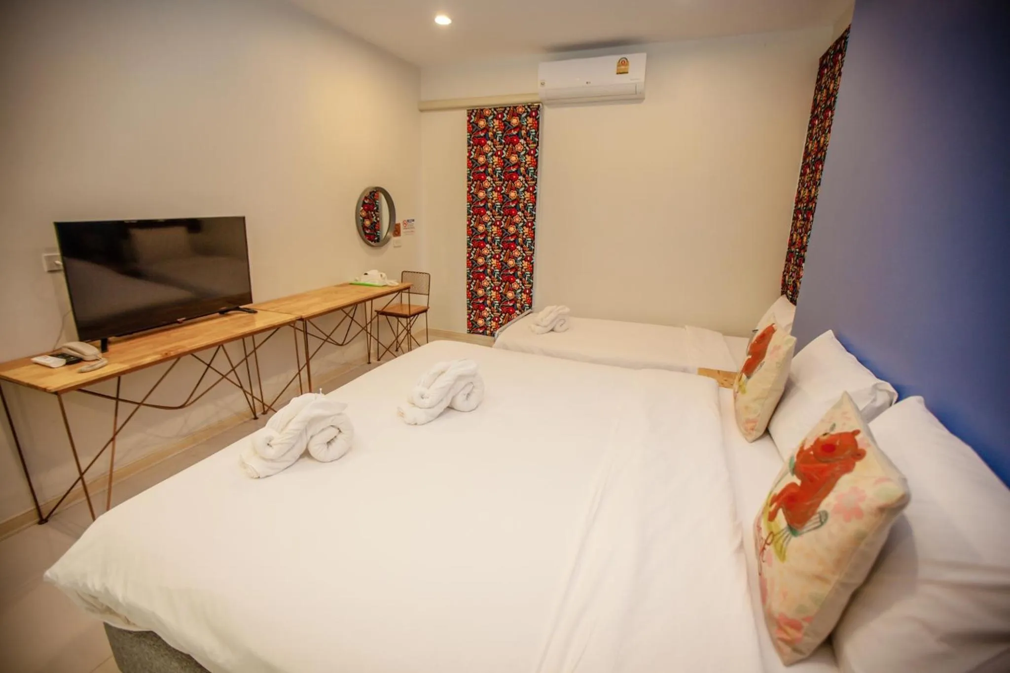 Bed in iRabbit Hotel