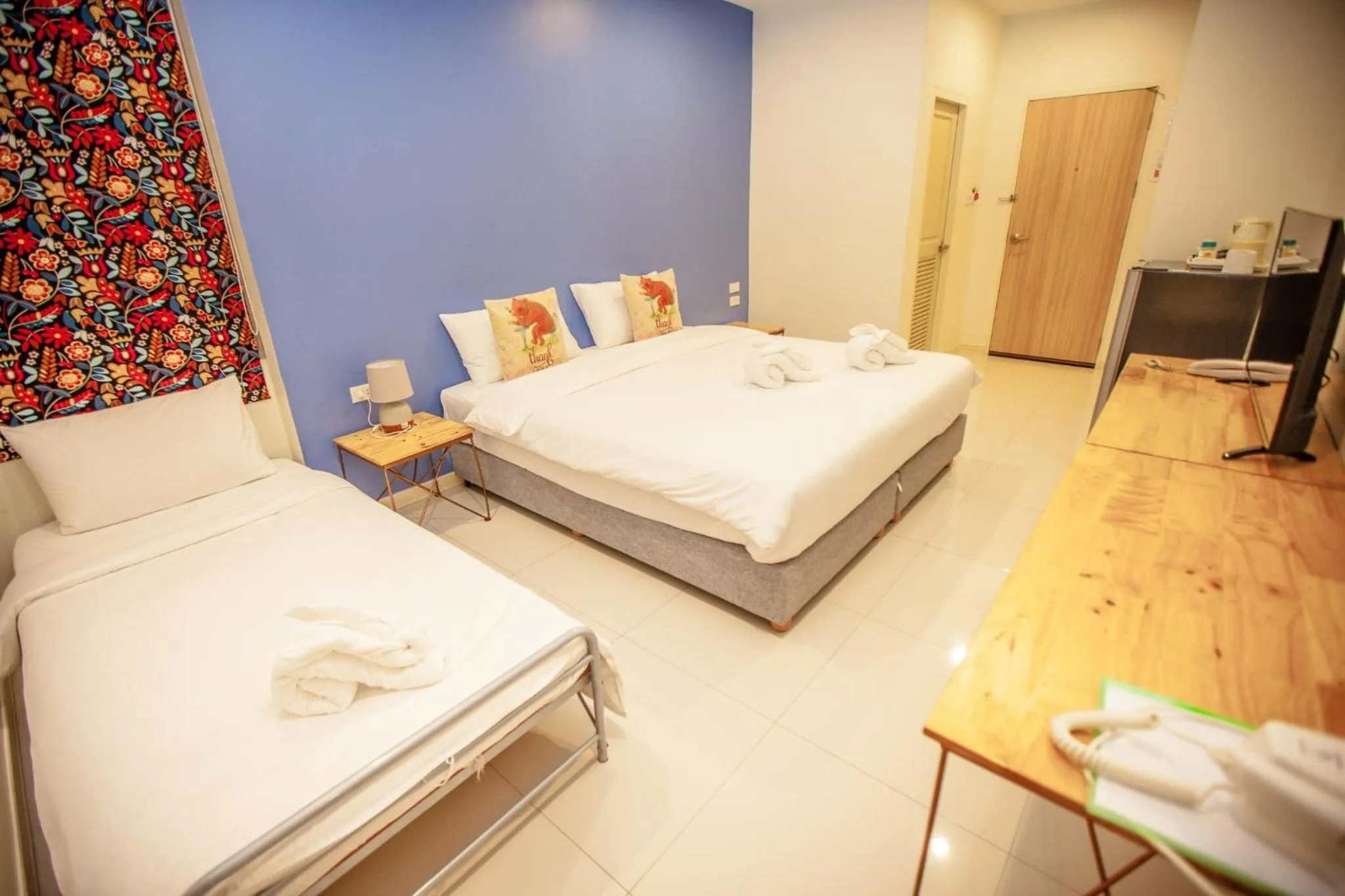 Bed in iRabbit Hotel