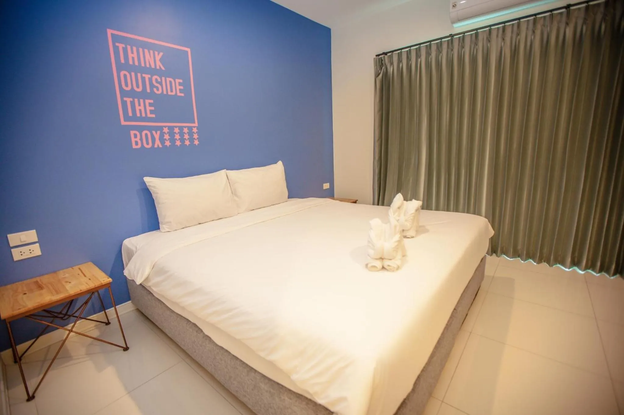 Bed in iRabbit Hotel