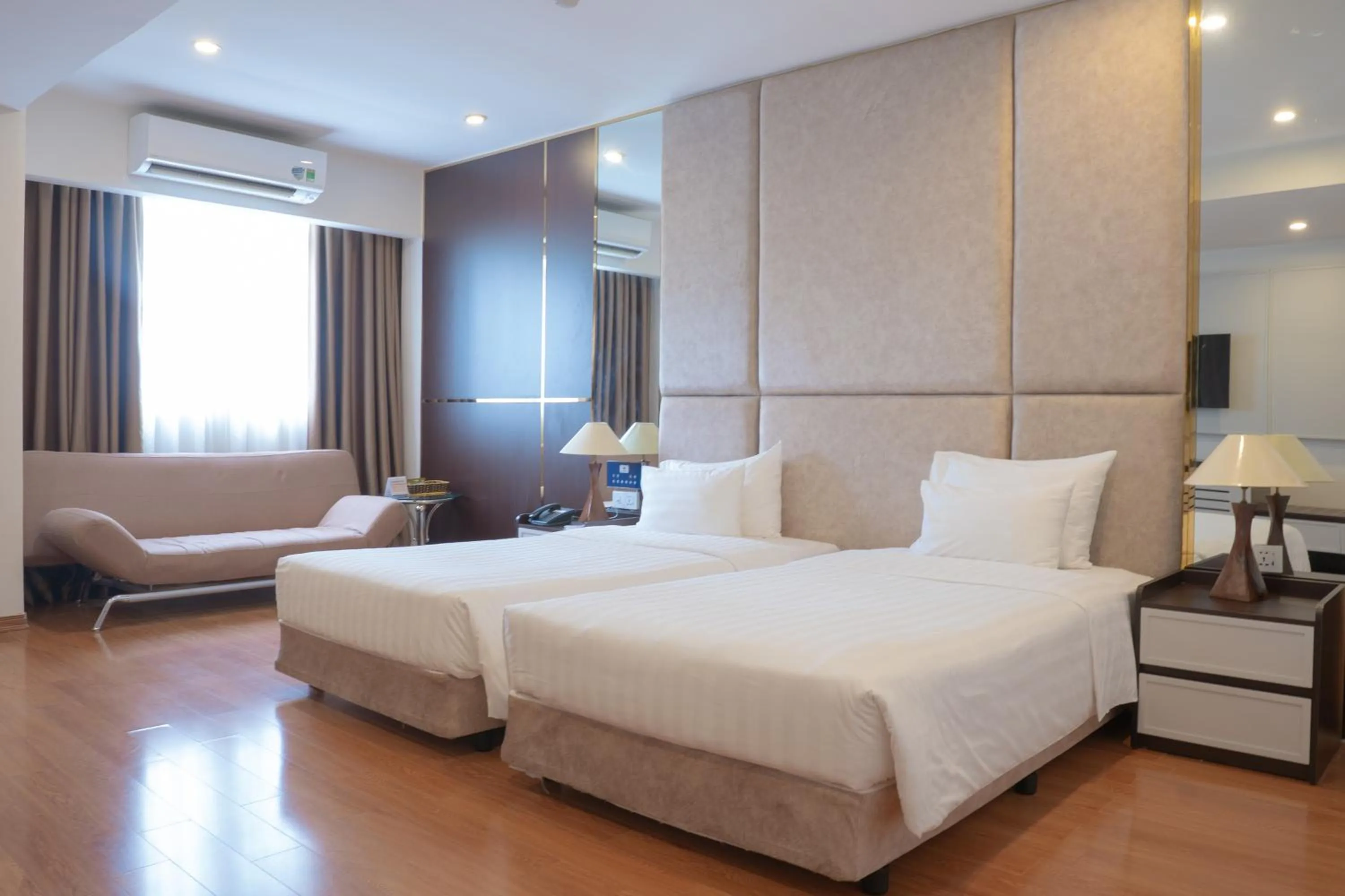 Bed in Bao Son International Hotel