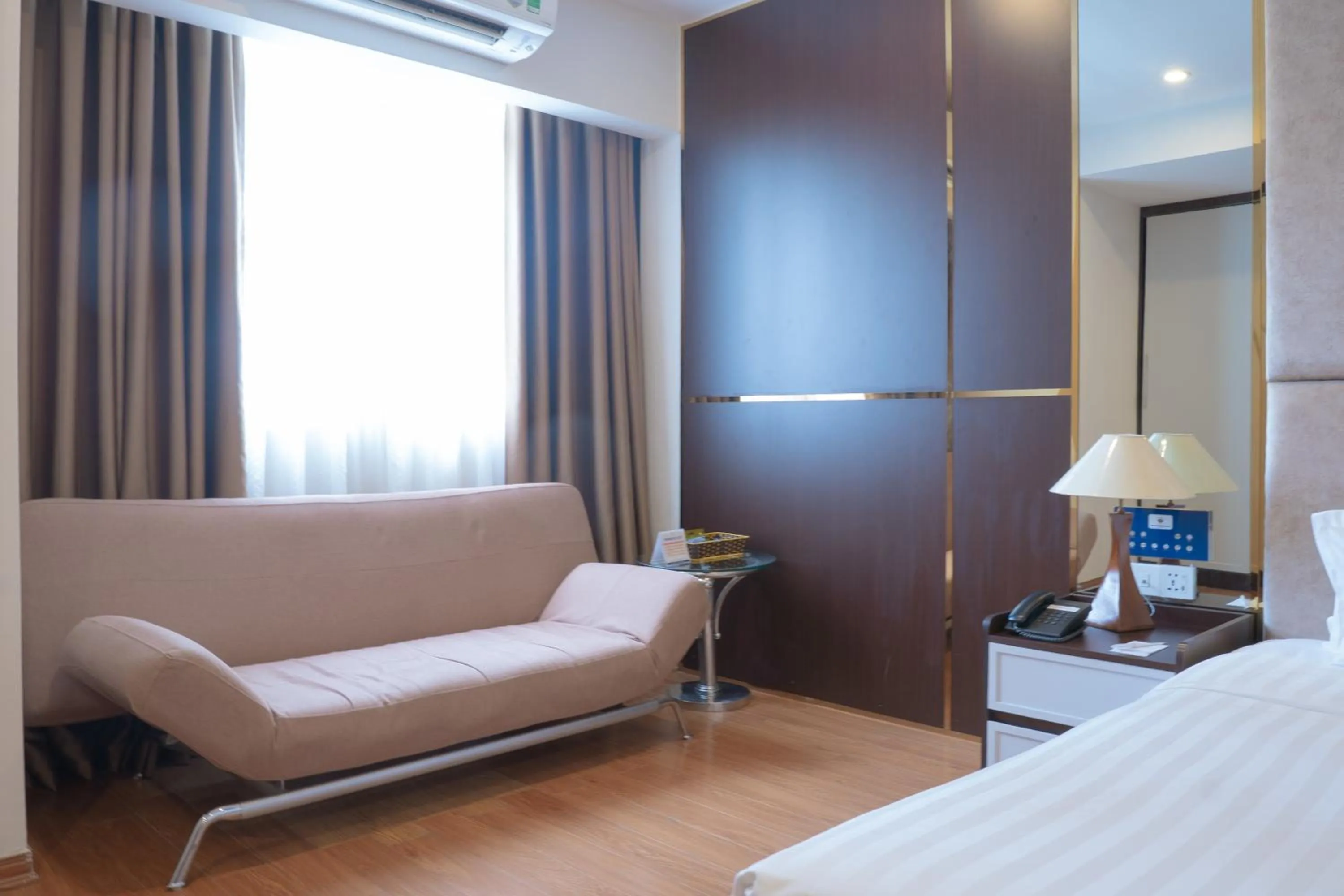 Bed in Bao Son International Hotel