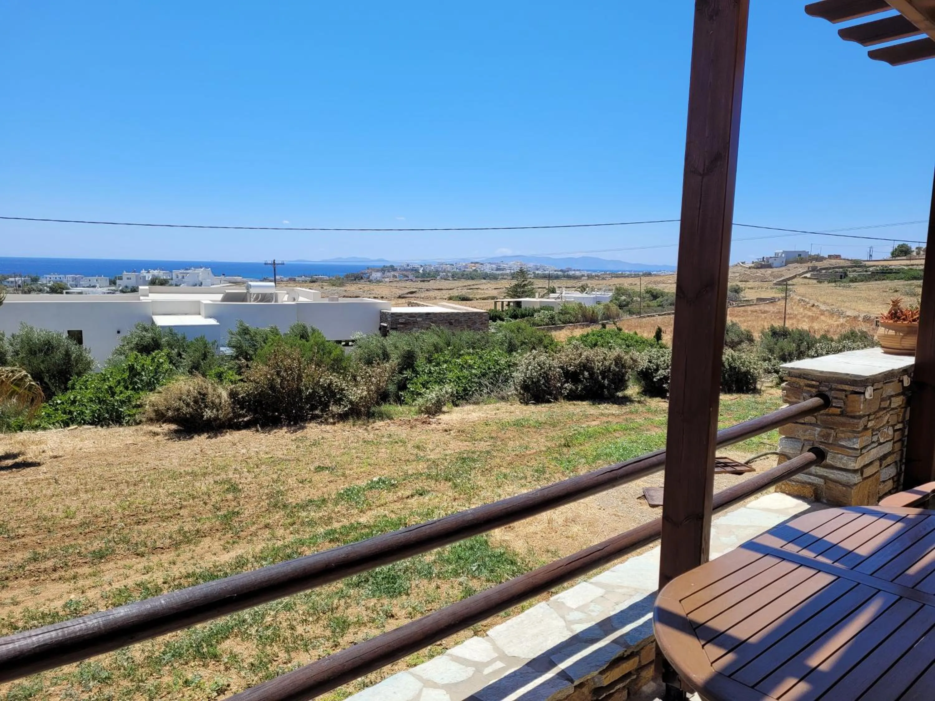 Balcony/Terrace in Aigaio Studios tinos