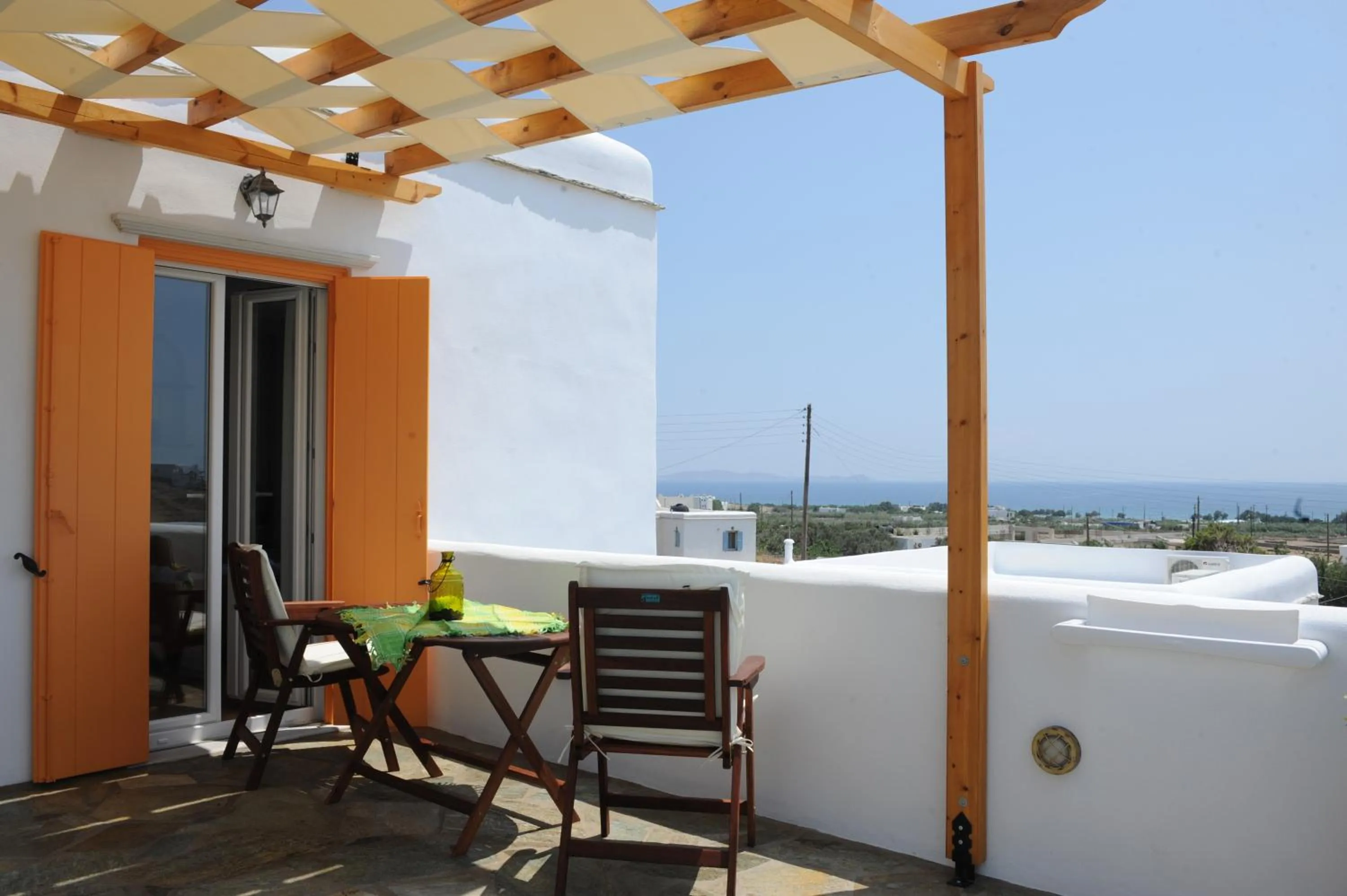 Balcony/Terrace in Aigaio Studios tinos