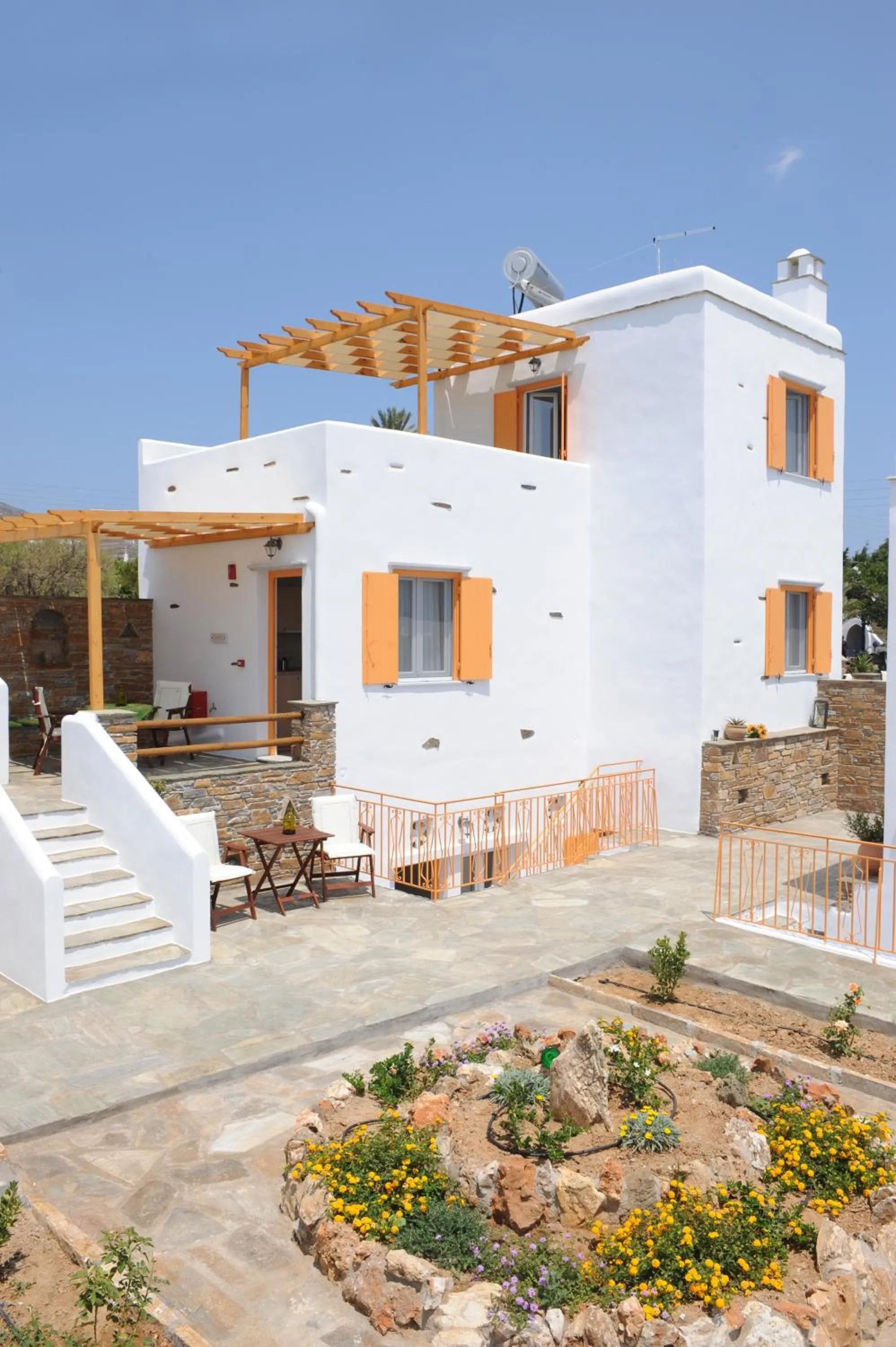 Balcony/Terrace in Aigaio Studios tinos