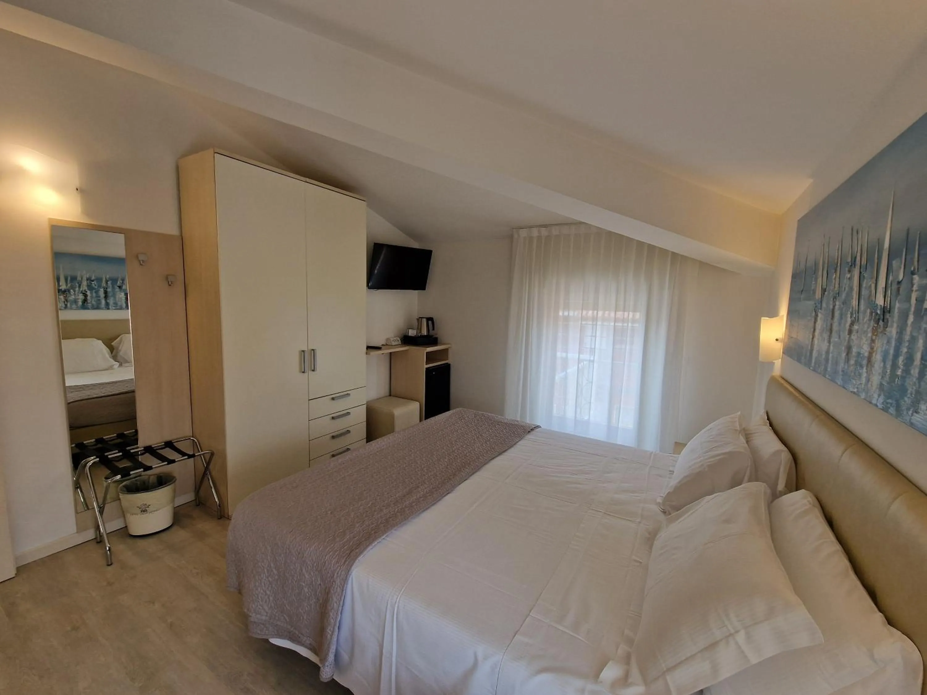 Bedroom, Bed in Hotel Villa Anthea