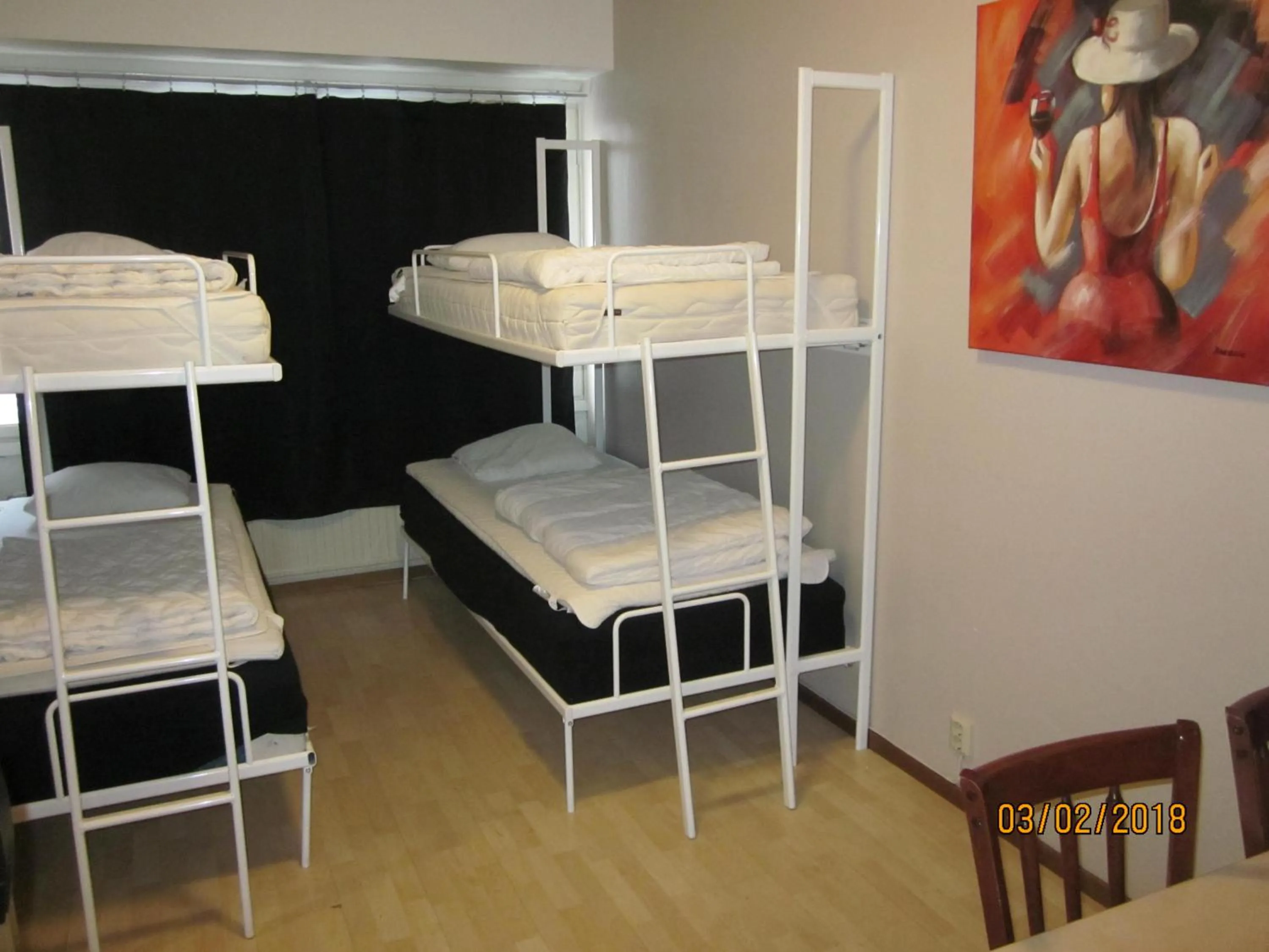 Photo of the whole room, Bed in Uppsala City Hostel