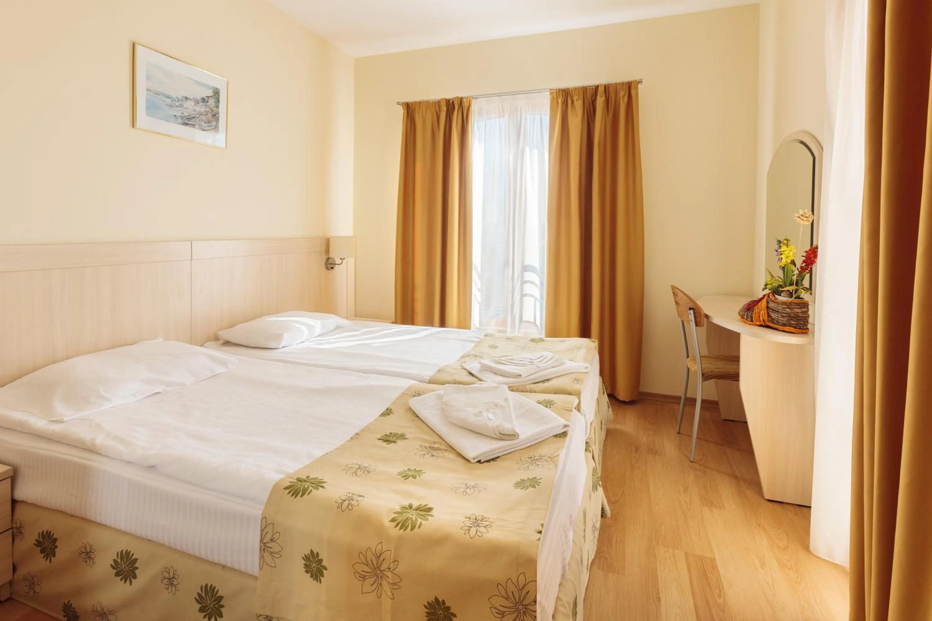 Bed in Serena Residence Aparthotel