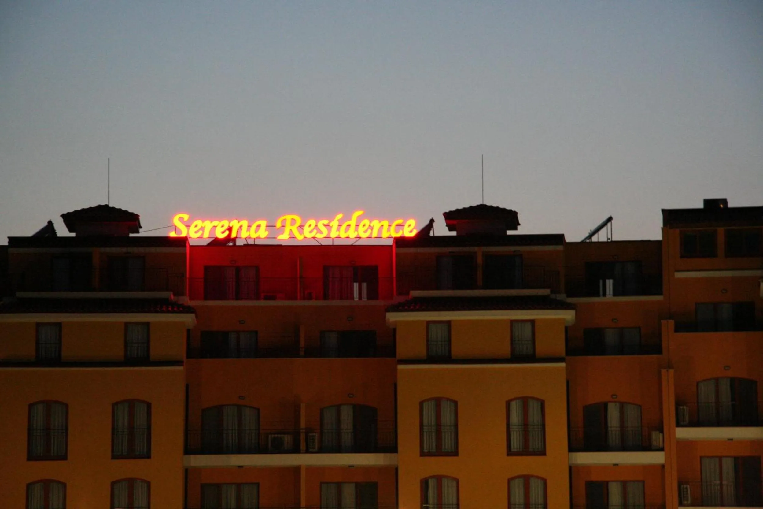 Text overlay in Serena Residence Aparthotel