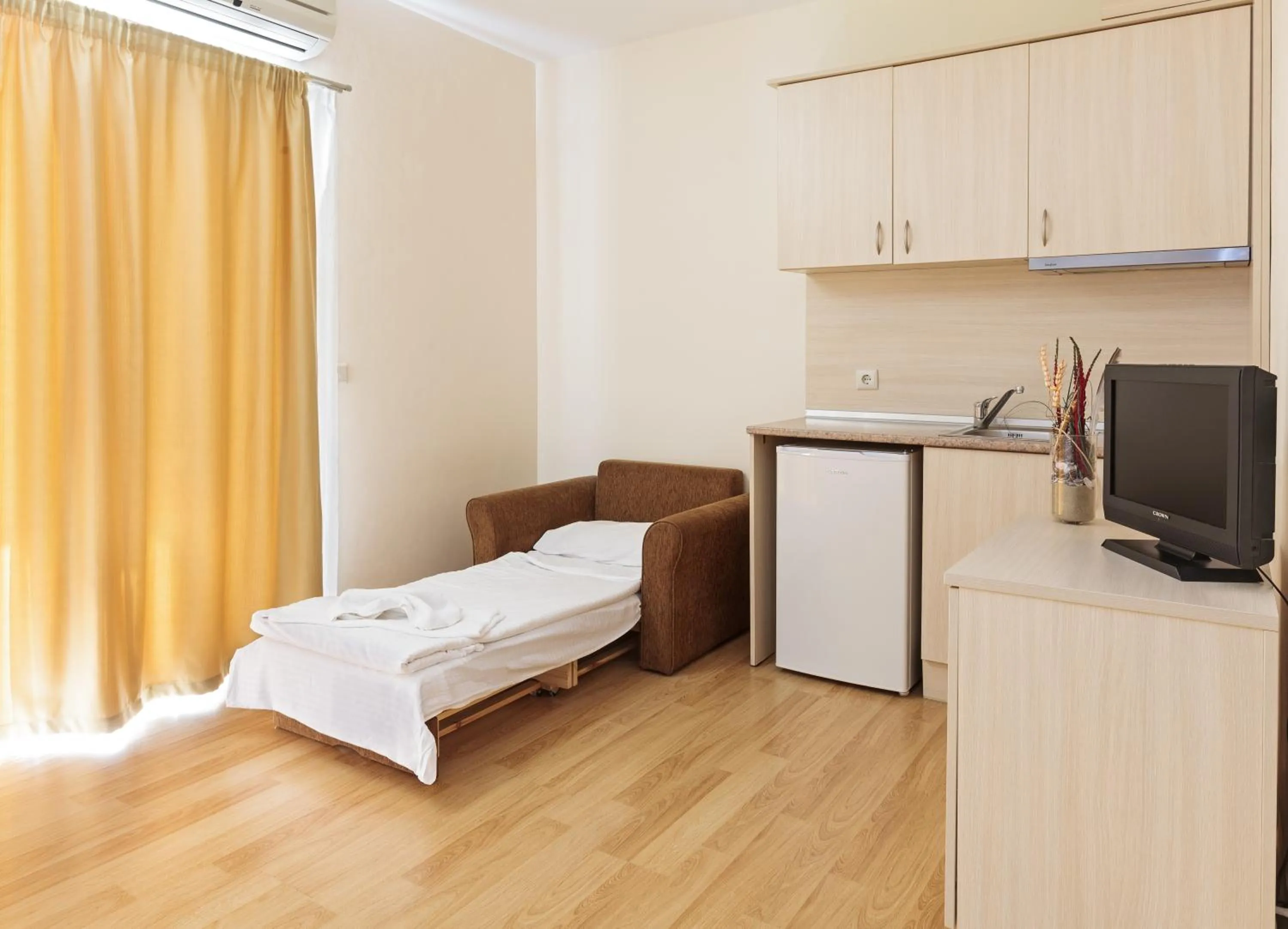 Bed in Serena Residence Aparthotel