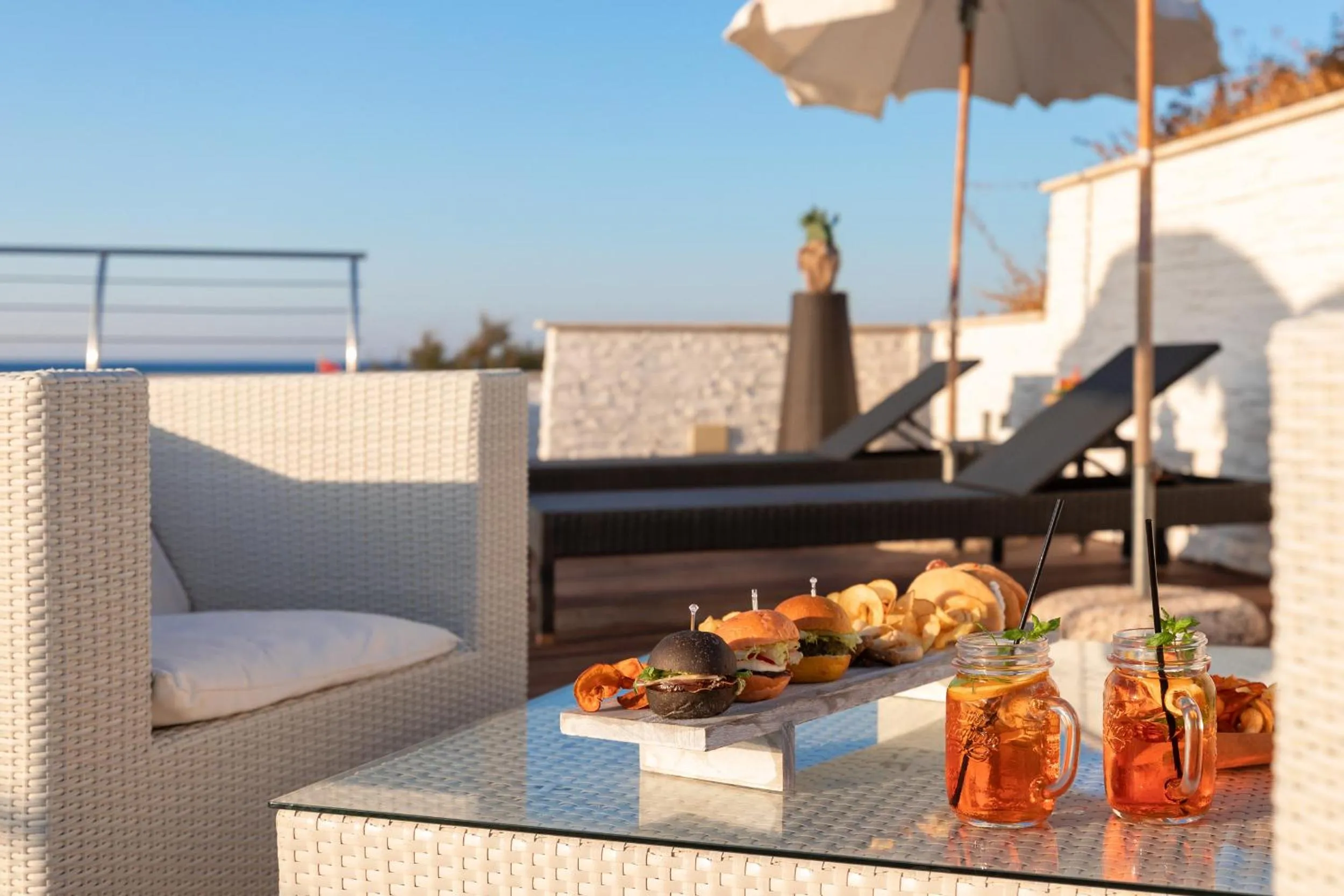 Balcony/Terrace in Beauty Beach Villa