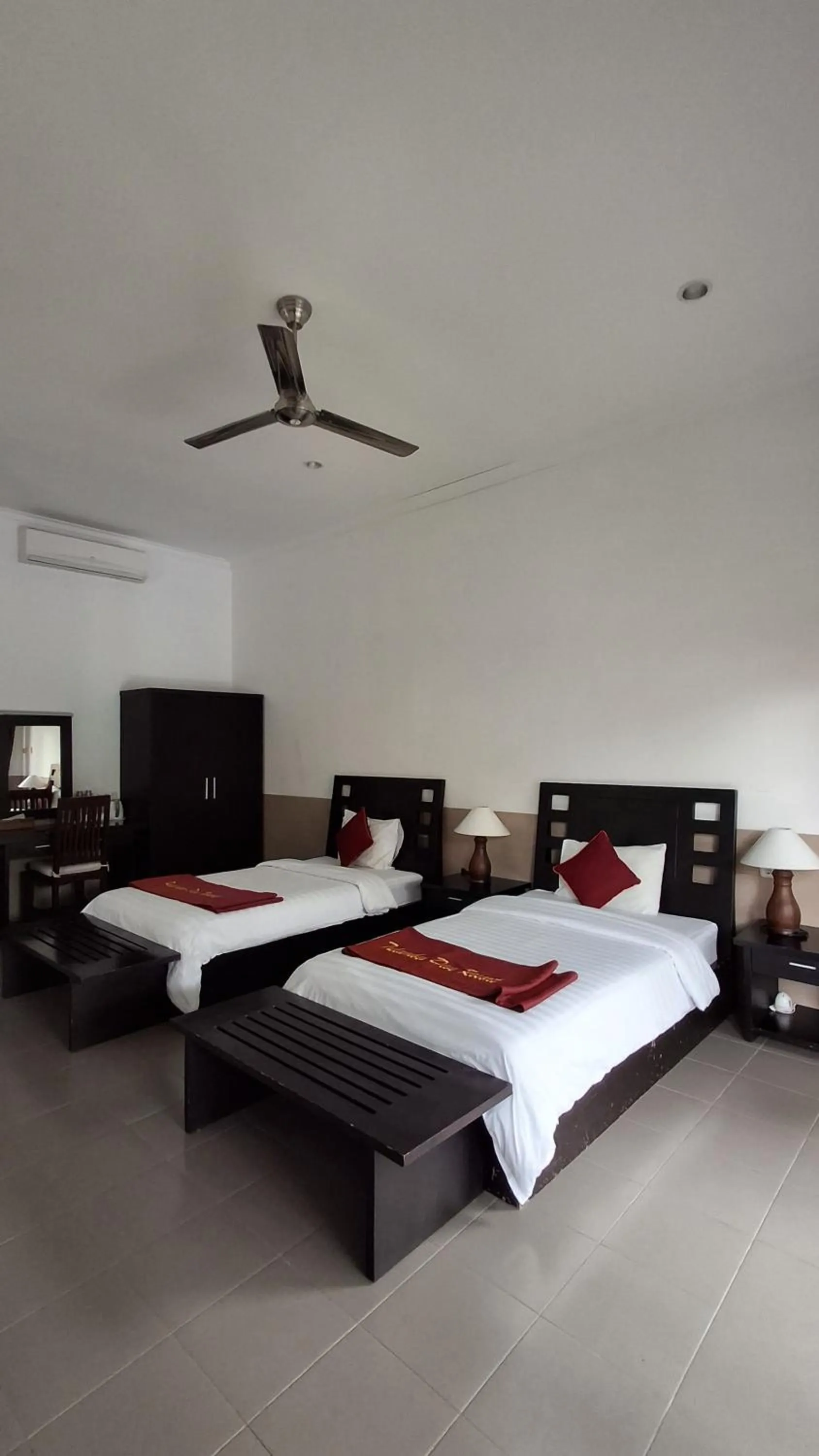 Bed in Tulamben Dive Resort