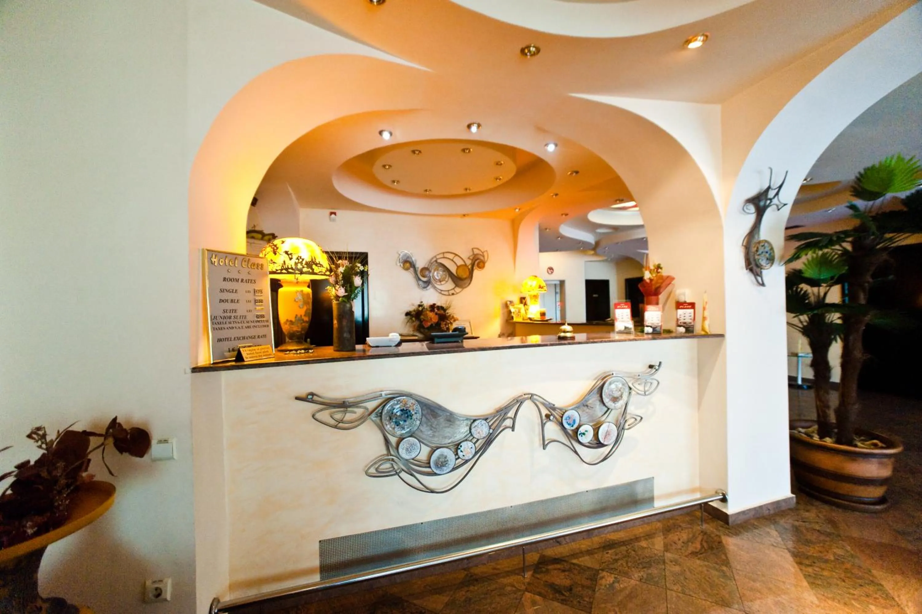Lobby or reception in Hotel Class