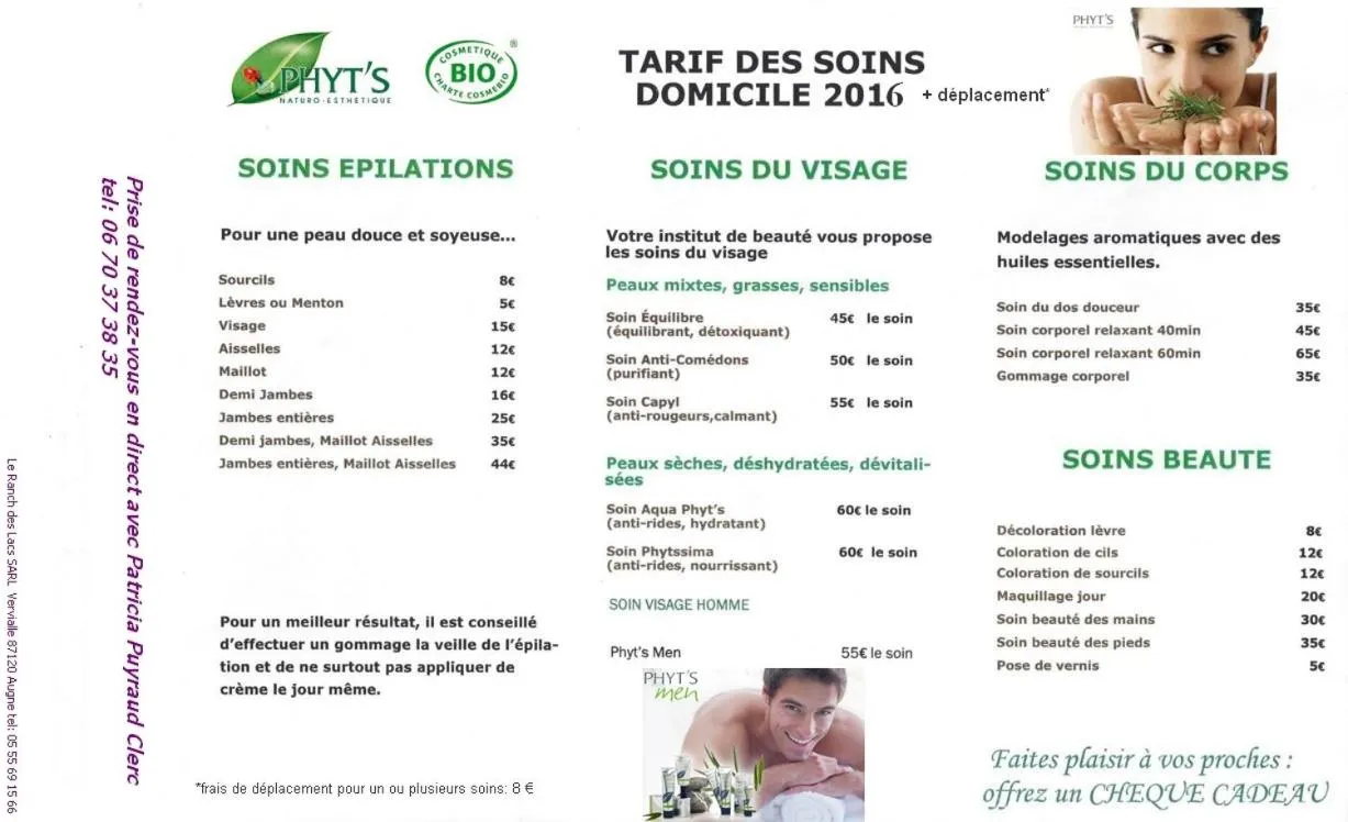 Massage in Le Ranch des Lacs