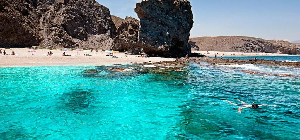 Beach in Hostal Juan Carlos