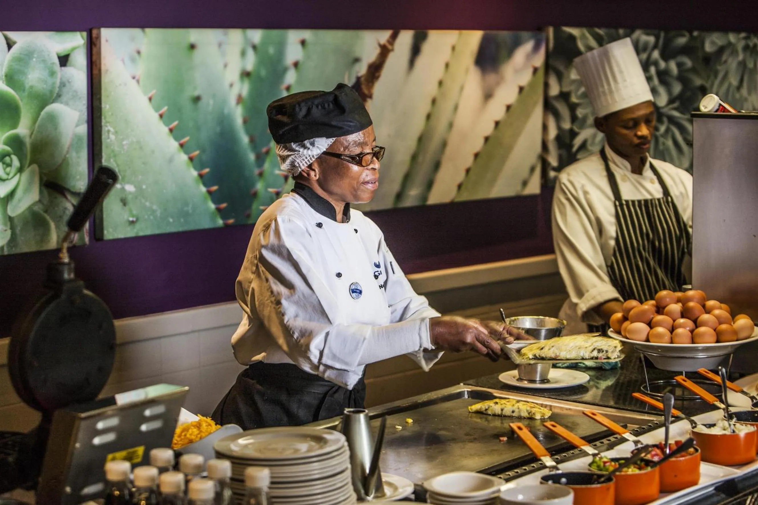 Staff in Garden Court Sandton City