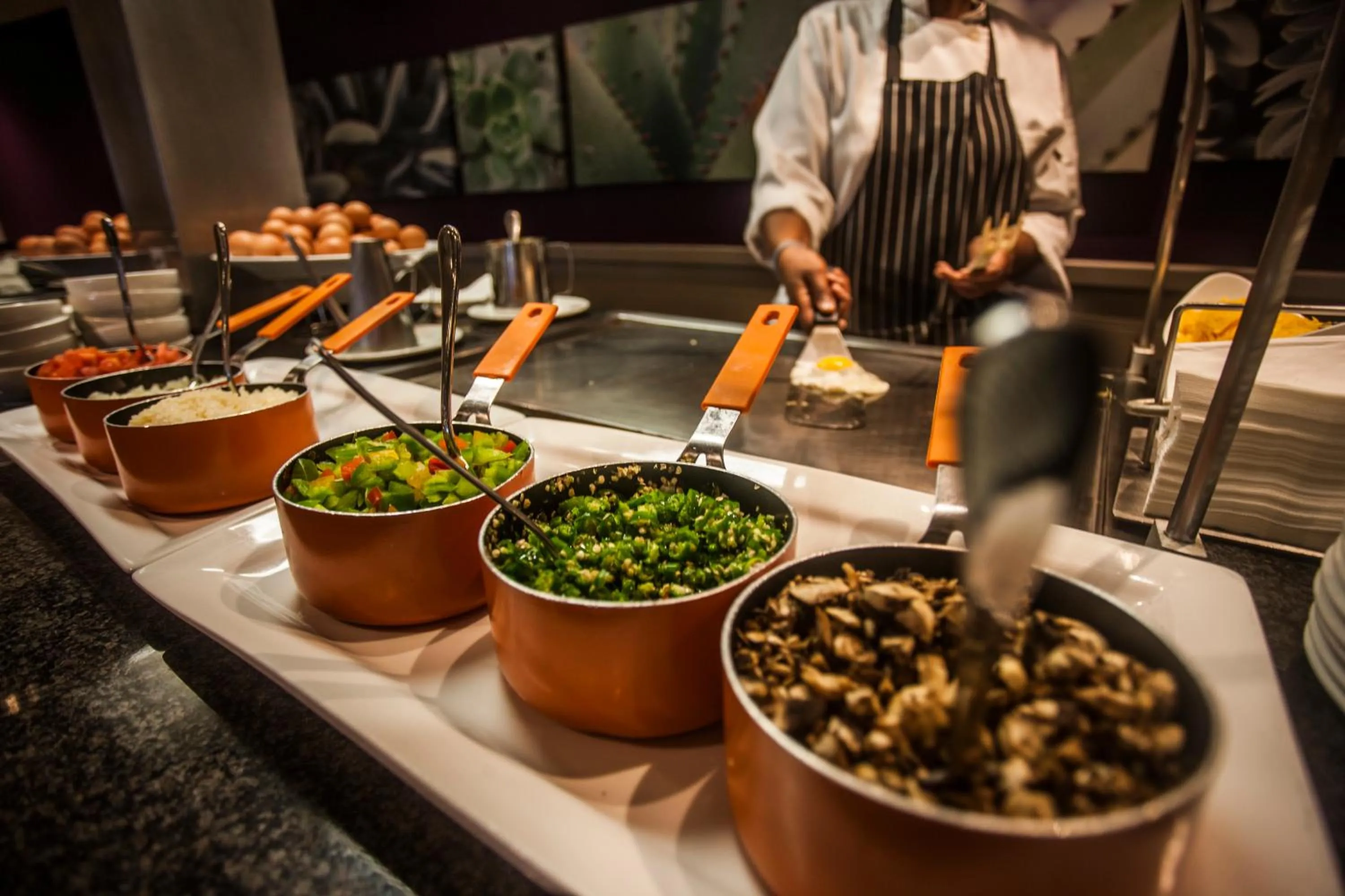 Breakfast in Garden Court Sandton City